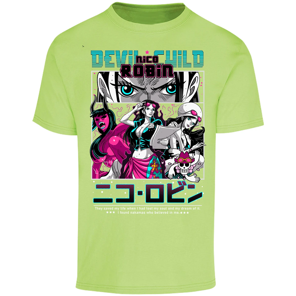 Playera One Piece Nico Robin Anime para Adulto 47