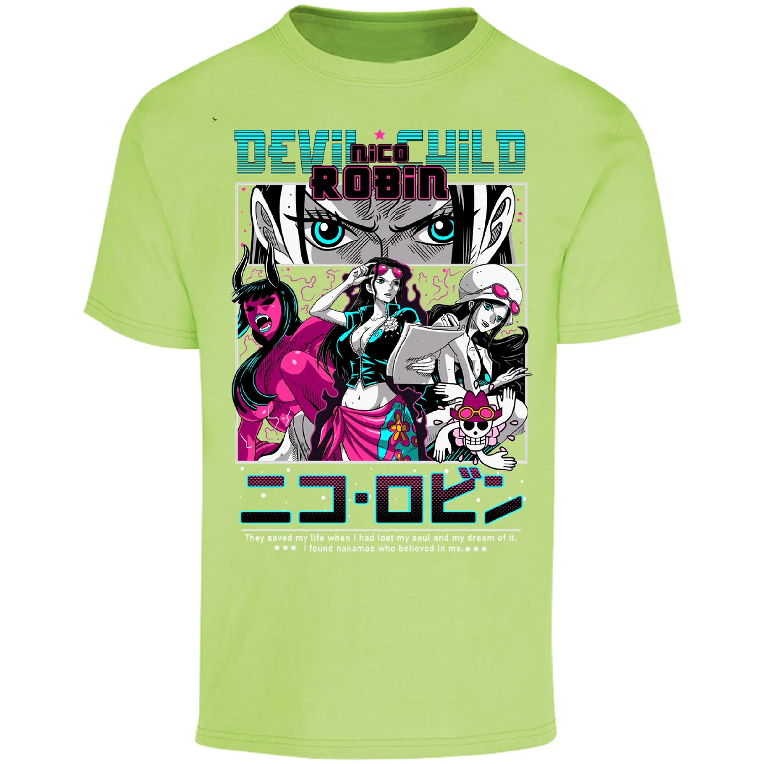 Playera One Piece Nico Robin Anime para Adulto 47