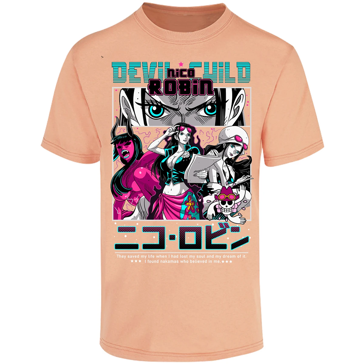 Playera One Piece Nico Robin Anime para Adulto 50
