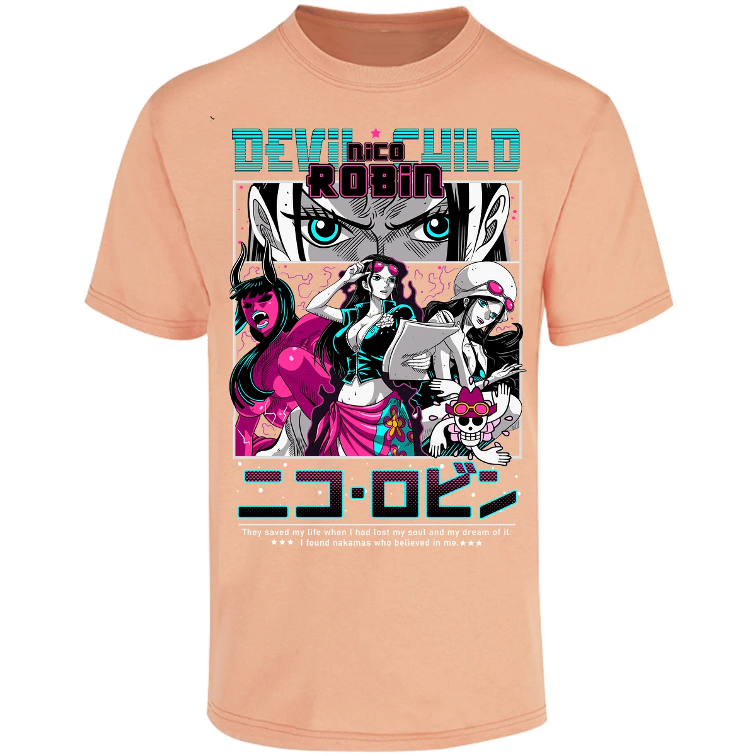 Playera One Piece Nico Robin Anime para Adulto 50