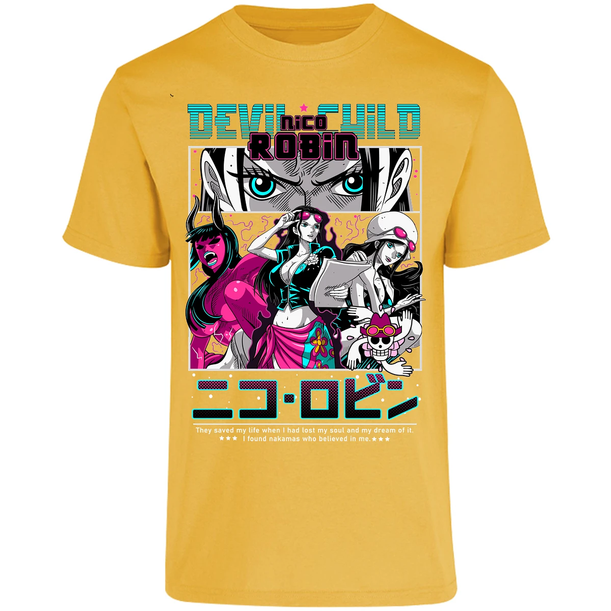 Playera One Piece Nico Robin Anime para Adulto 6