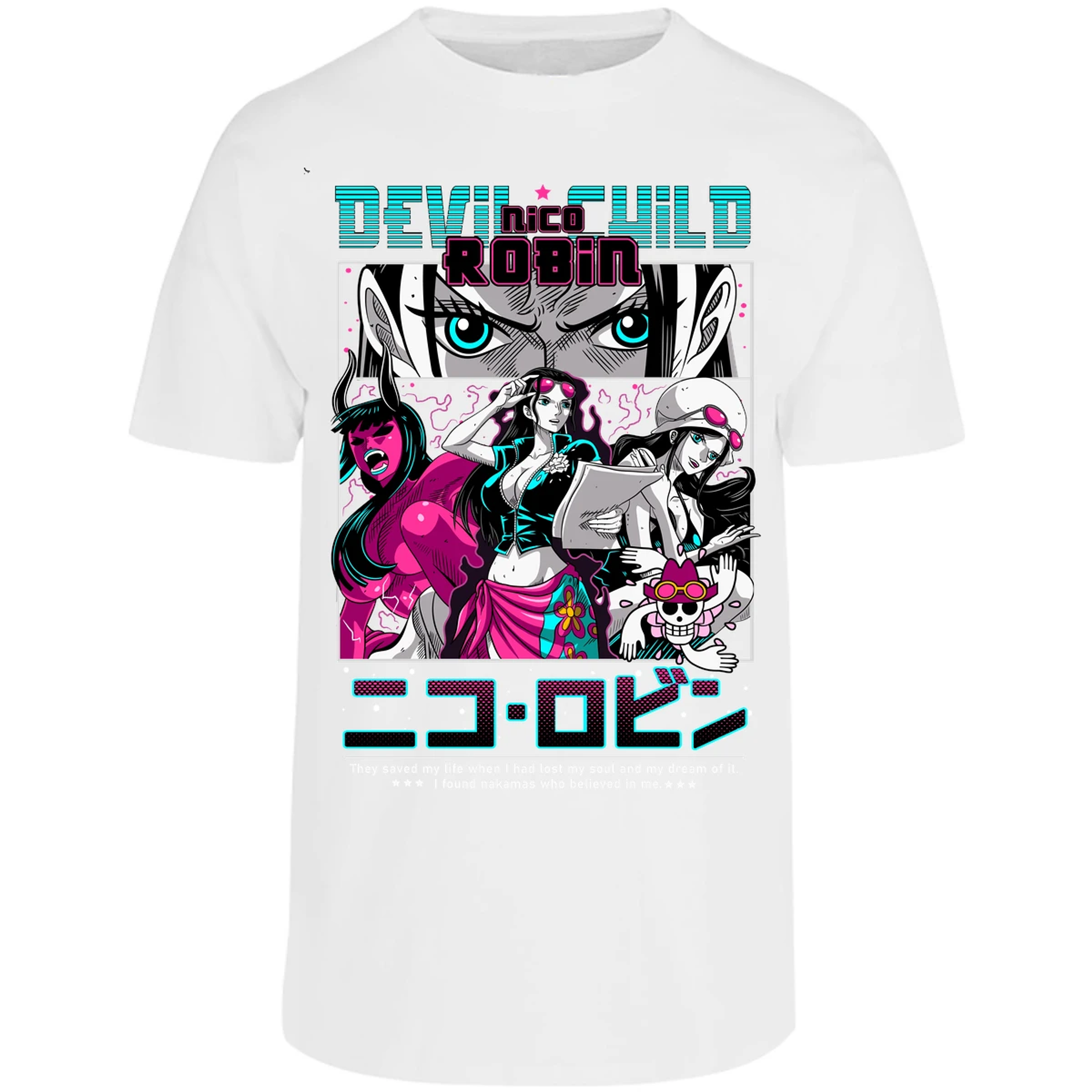 Playera One Piece Nico Robin Anime para Adulto 35