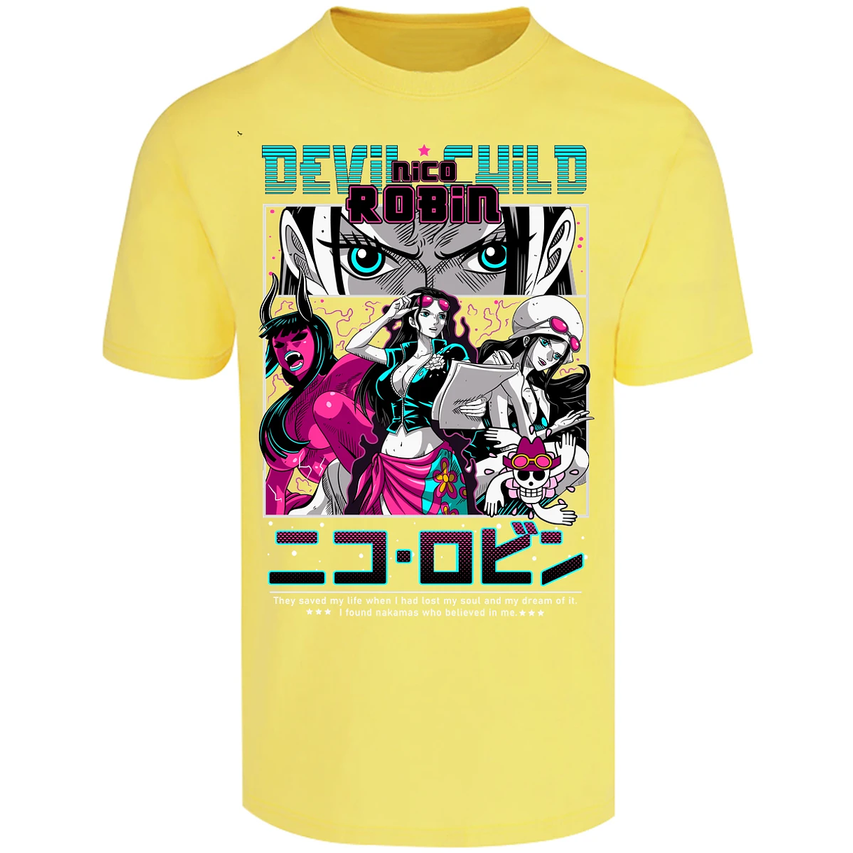 Playera One Piece Nico Robin Anime para Adulto 22