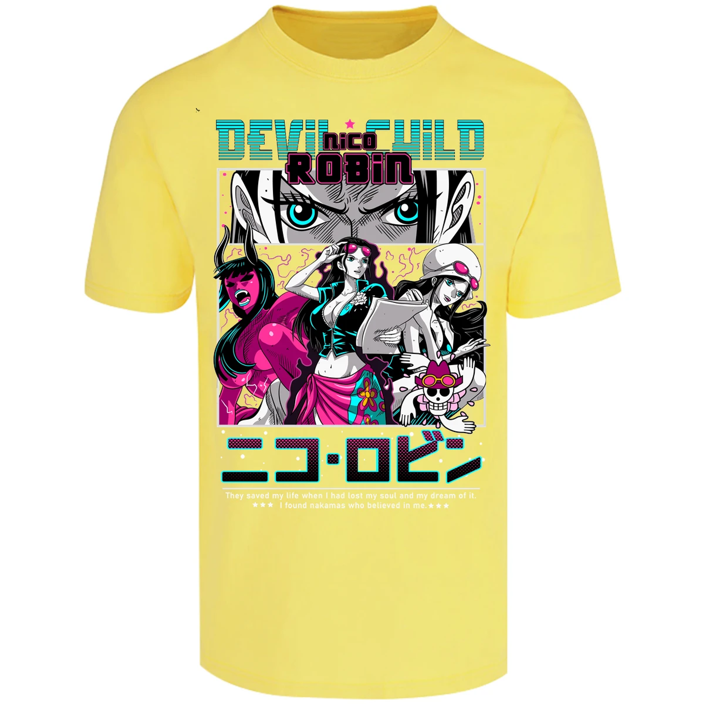 Playera One Piece Nico Robin Anime para Adulto 22