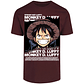 Playera One Piece Luffy Text para Adulto - Miniatura 35