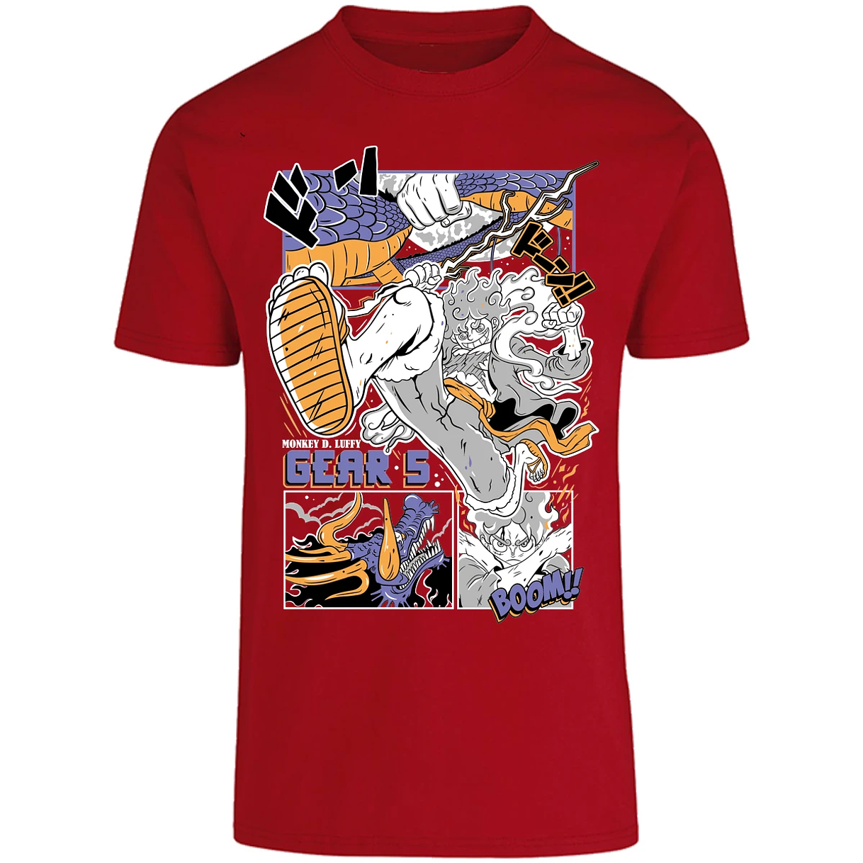 Playera One Piece Luffy Gear 5 para Adulto 18