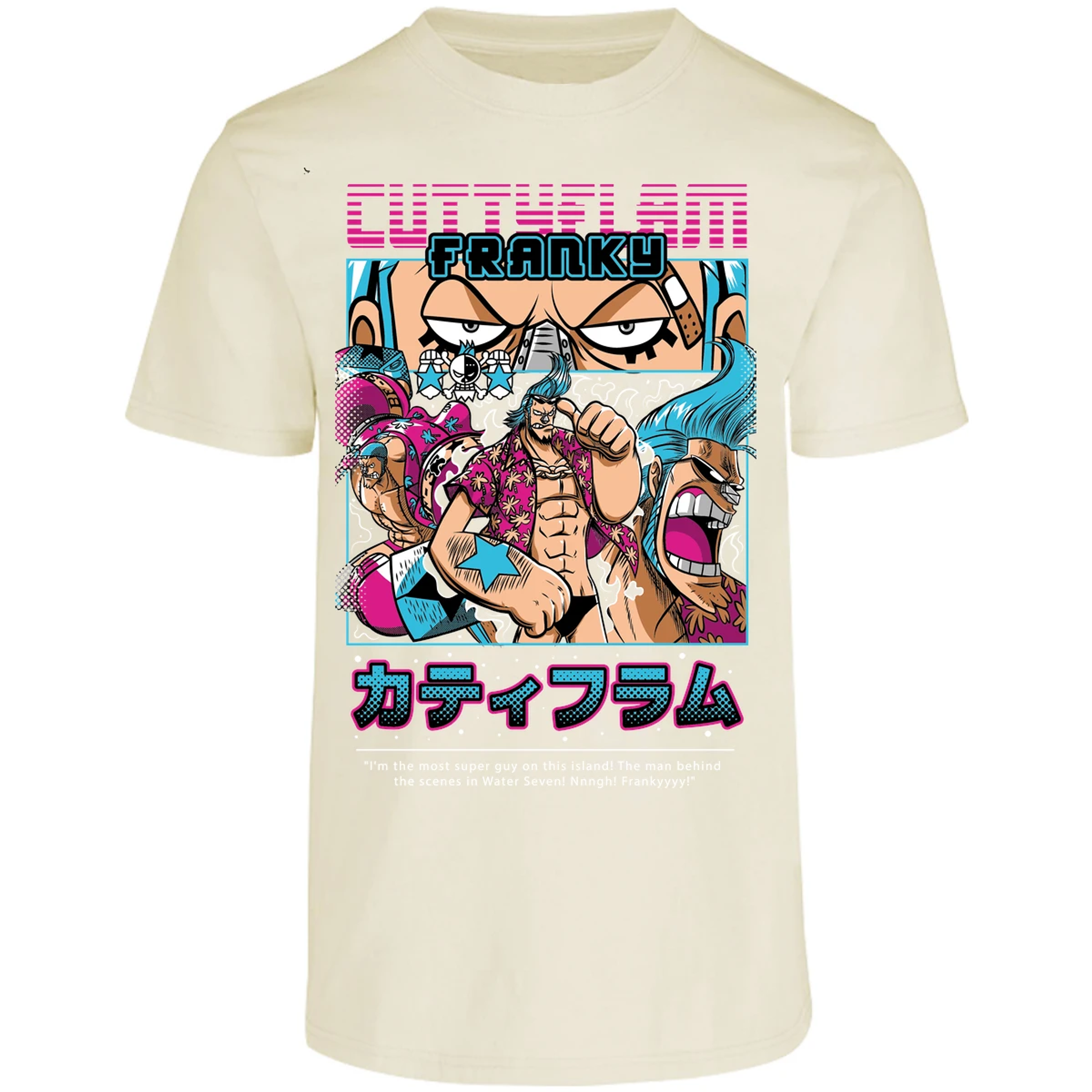 Playera One Piece Frankie Anime para Adulto 14