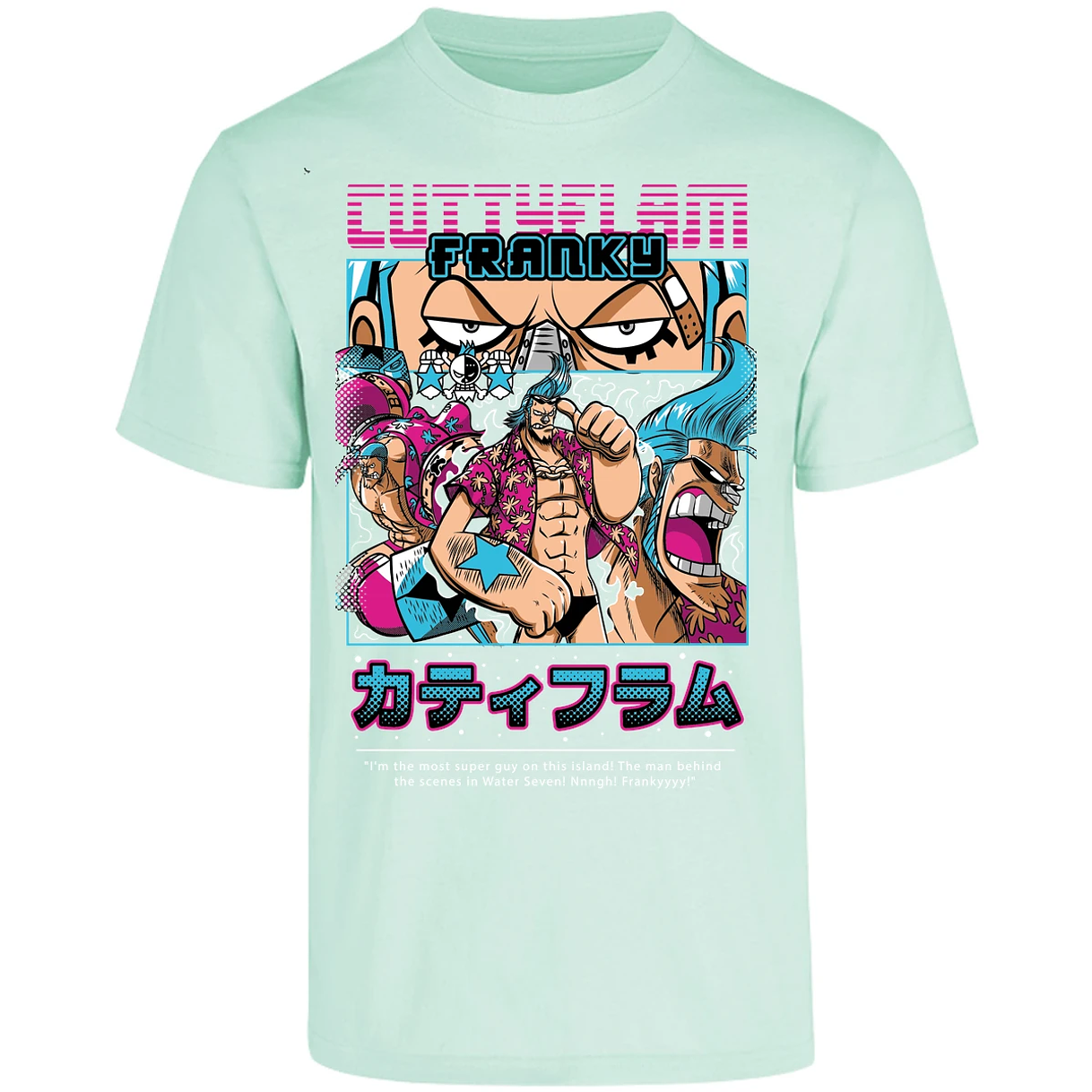 Playera One Piece Frankie Anime para Adulto 27