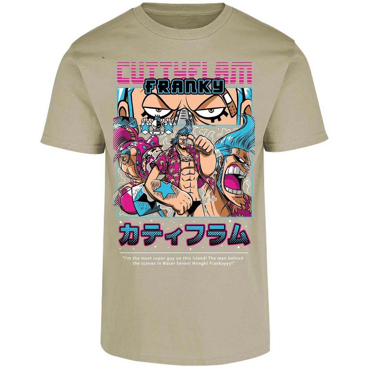 Playera One Piece Frankie Anime para Adulto 16