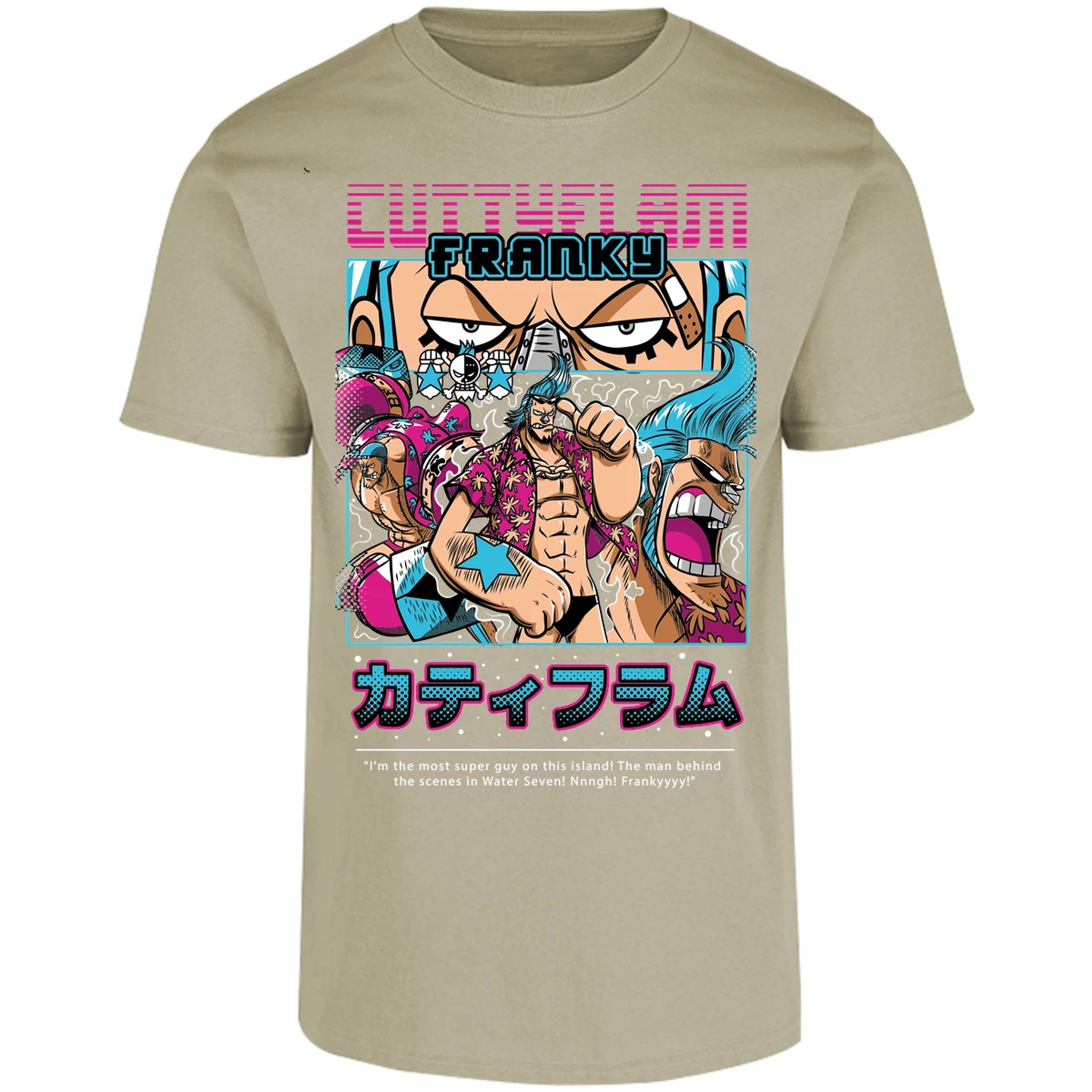 Playera One Piece Frankie Anime para Adulto 16