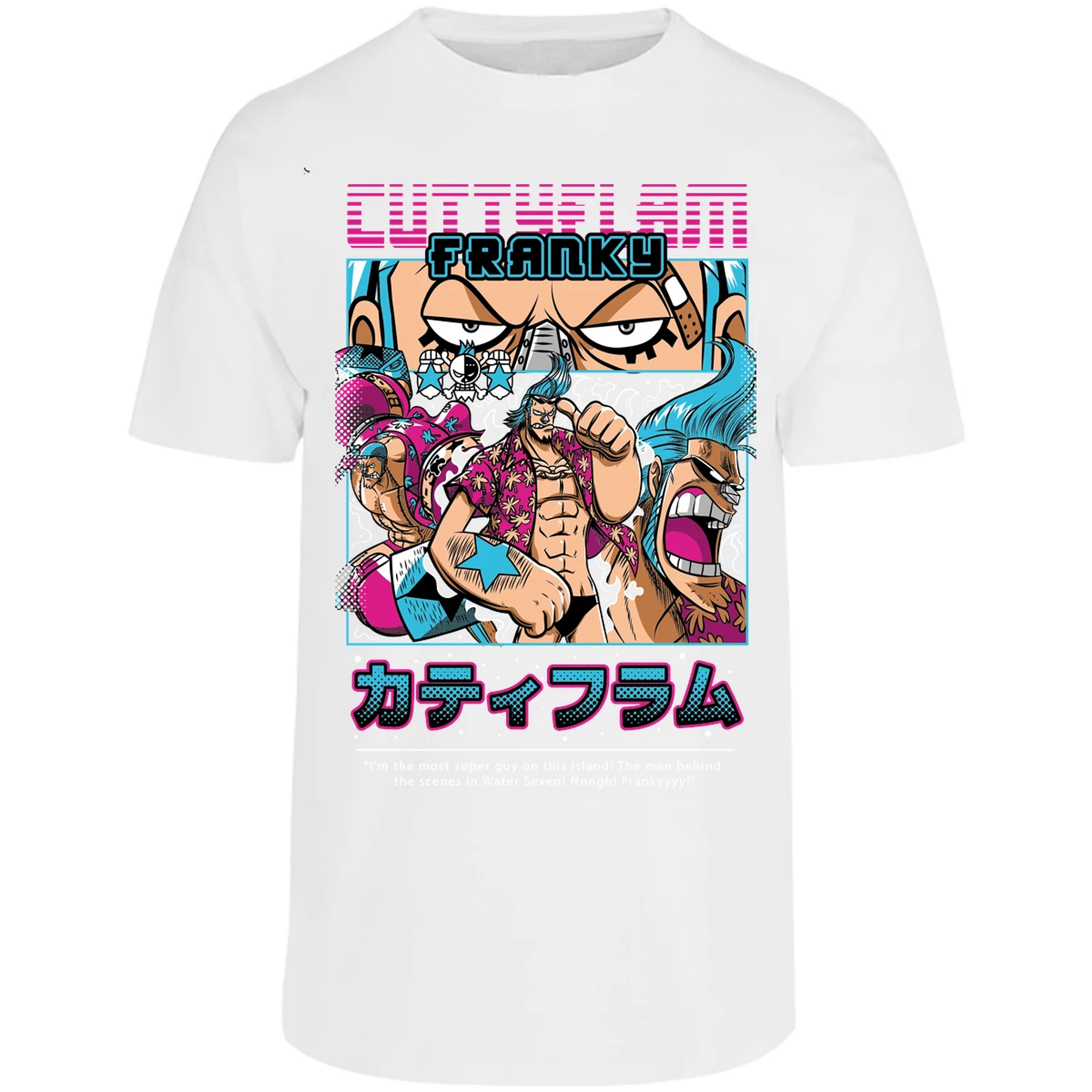 Playera One Piece Frankie Anime para Adulto 2
