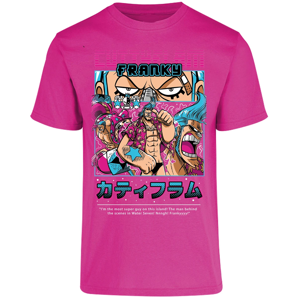 Playera One Piece Frankie Anime para Adulto 43