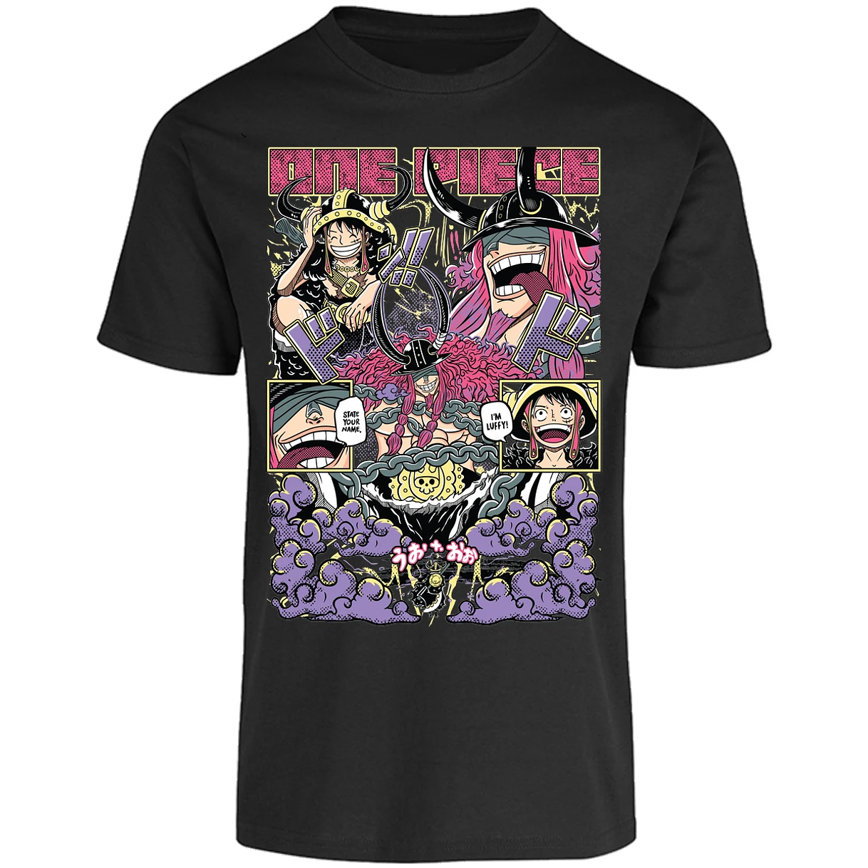 Playera One Piece Luffy Loki para Adulto 3