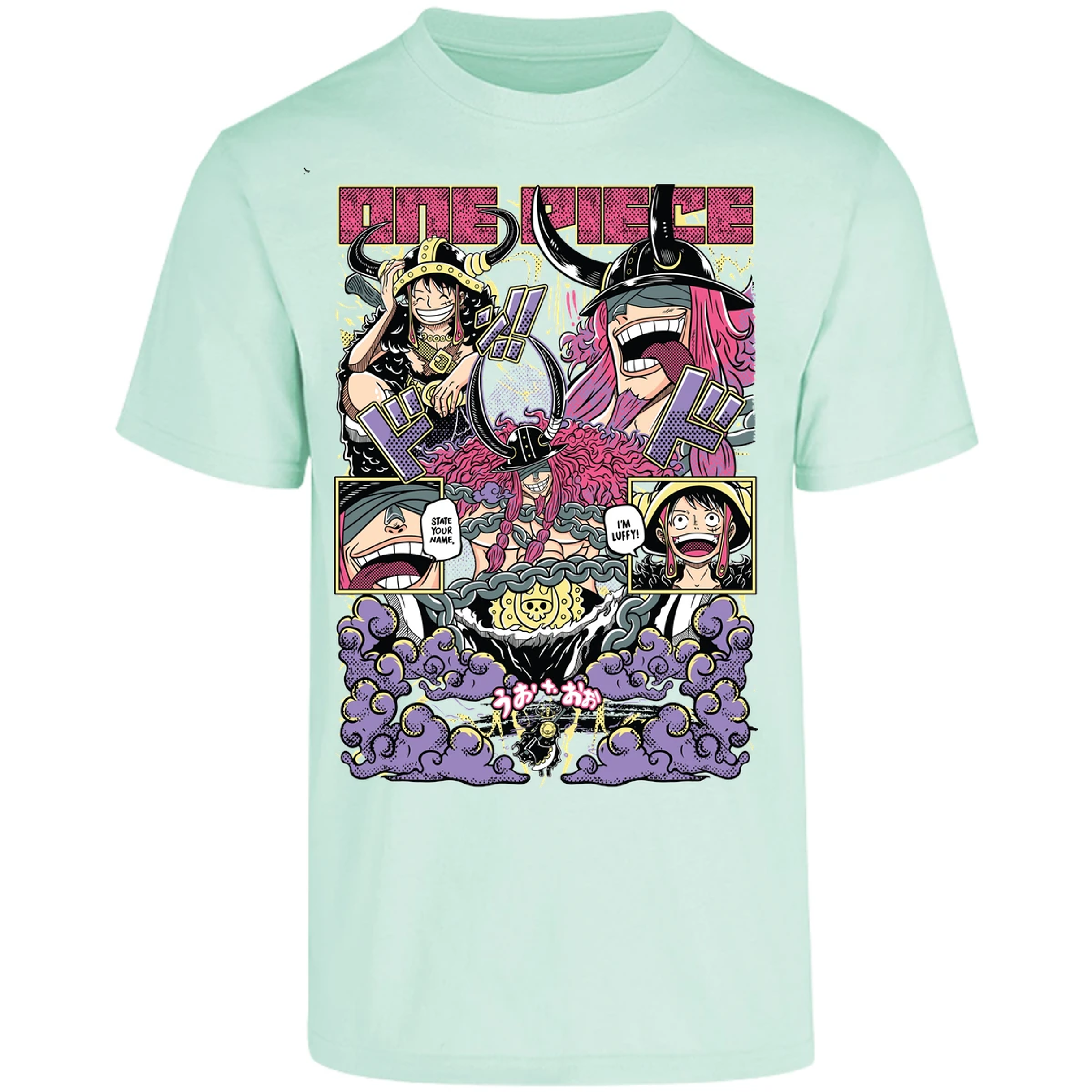 Playera One Piece Luffy Loki para Adulto 8