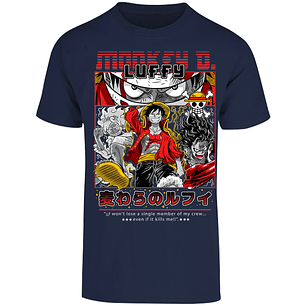 Playera One Piece Luffy Anime para Adulto