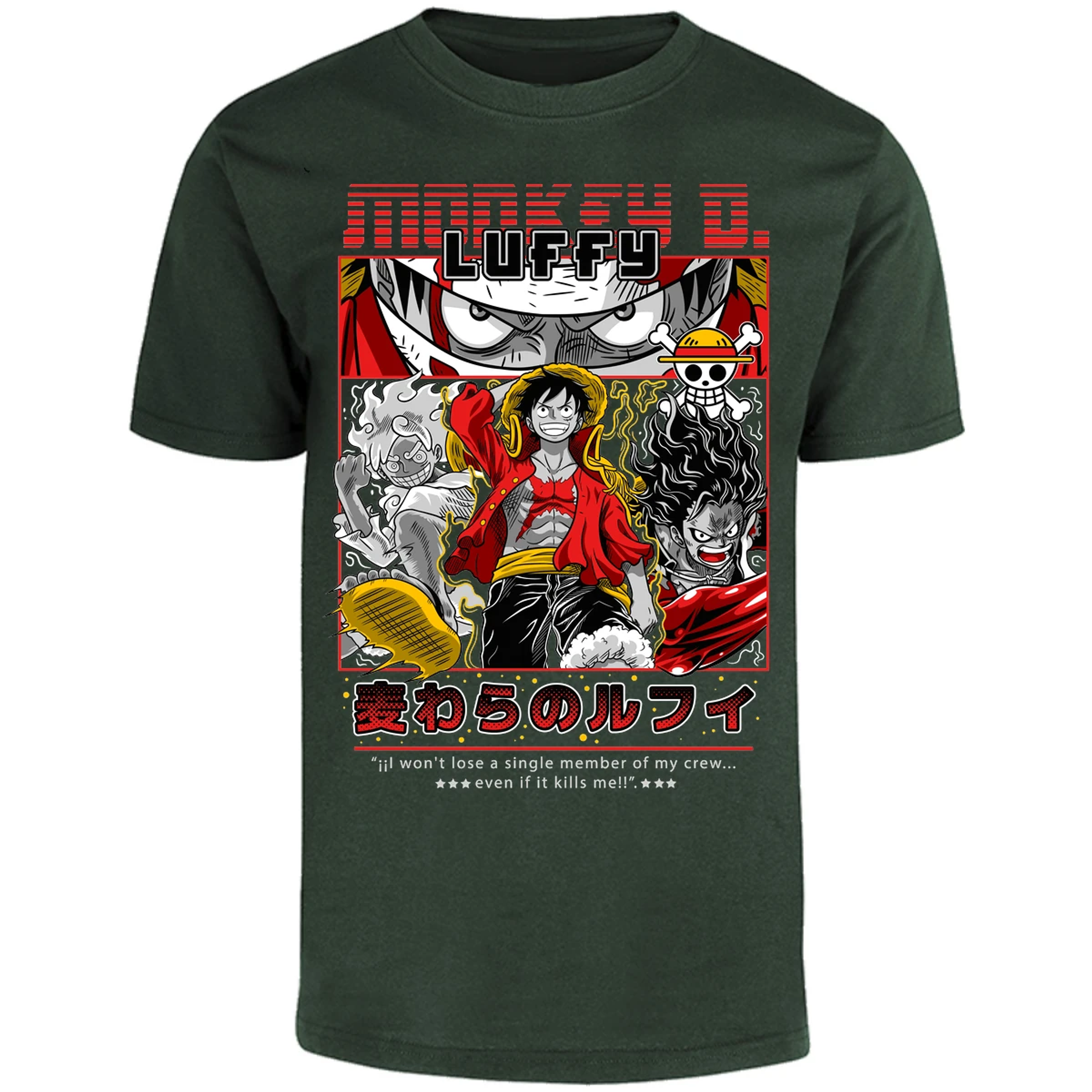 Playera One Piece Luffy Anime para Adulto 4