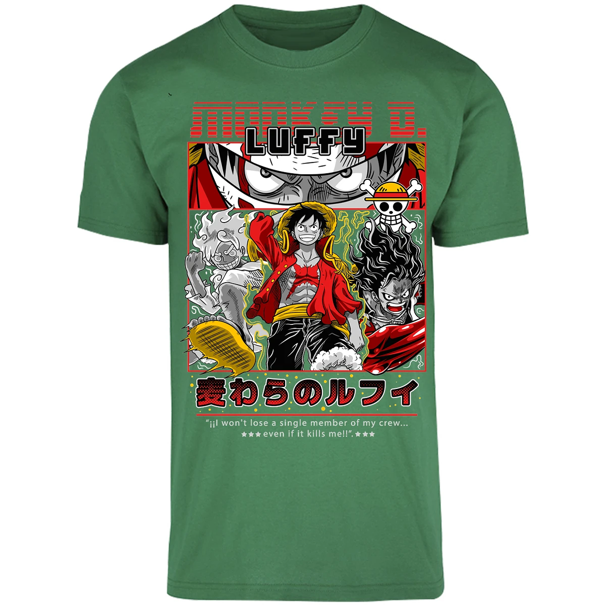 Playera One Piece Luffy Anime para Adulto 31
