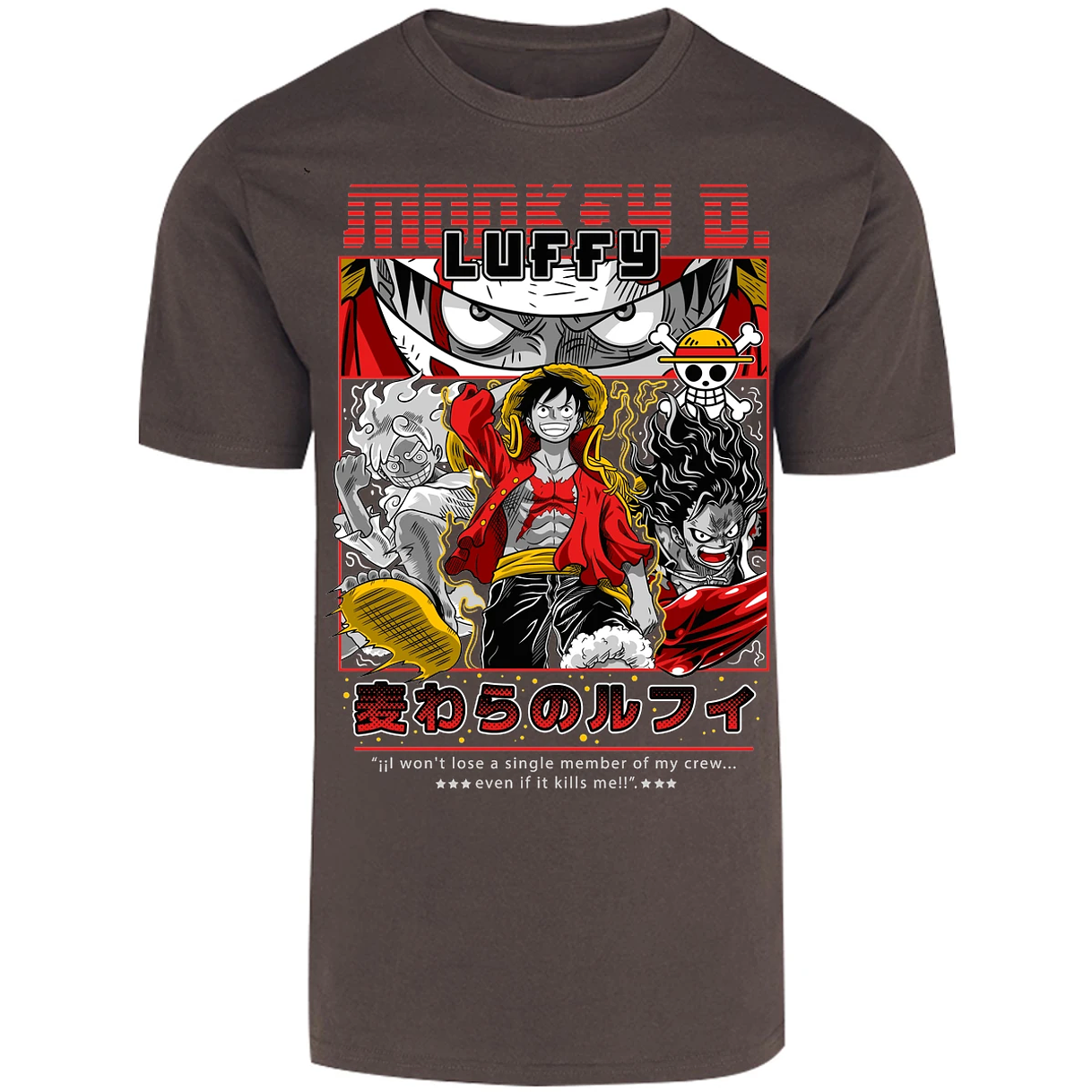 Playera One Piece Luffy Anime para Adulto 29