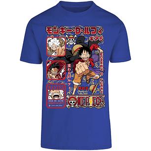 Playera One Piece Anime Luffy Op para Adulto