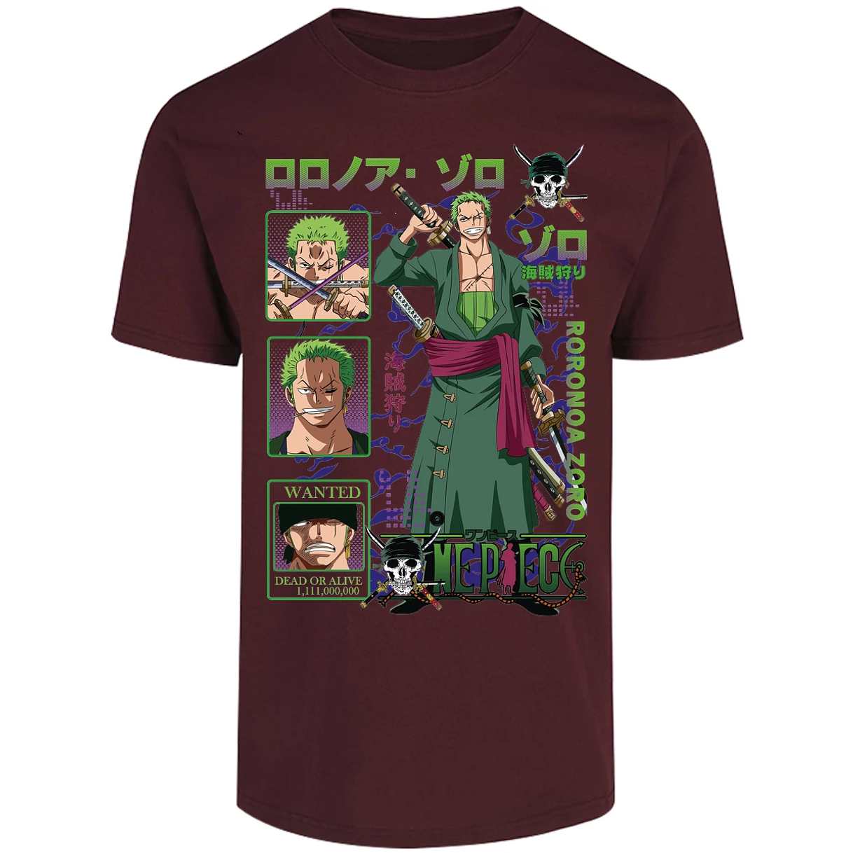 Playera One Piece Zoro One Piece para Adulto 2