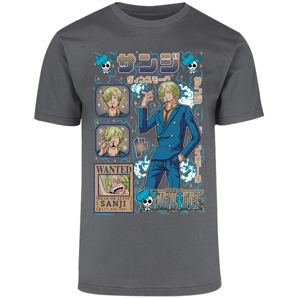 Playera One Piece Sanji Anime para Adulto 6