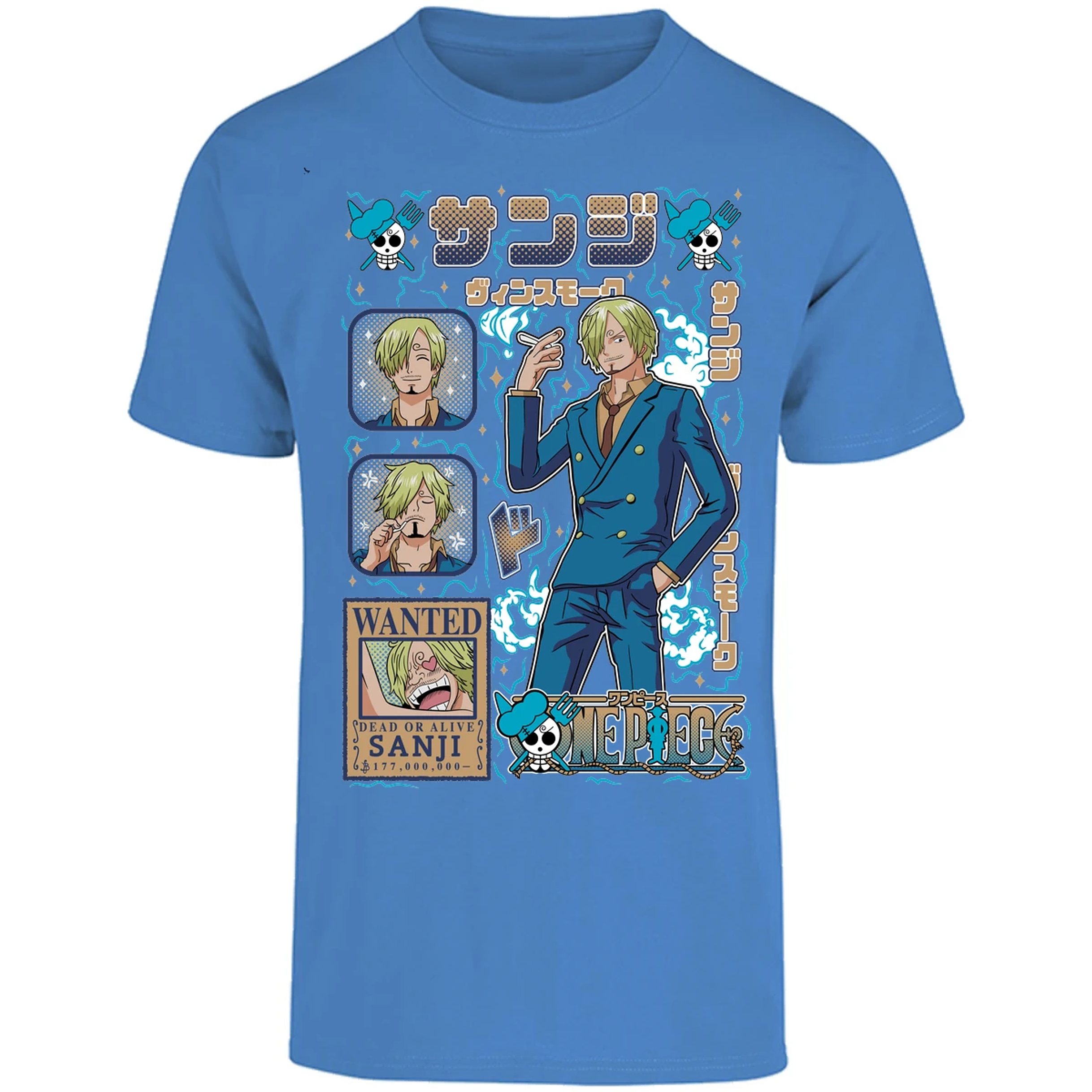 Playera One Piece Sanji Anime para Adulto 46