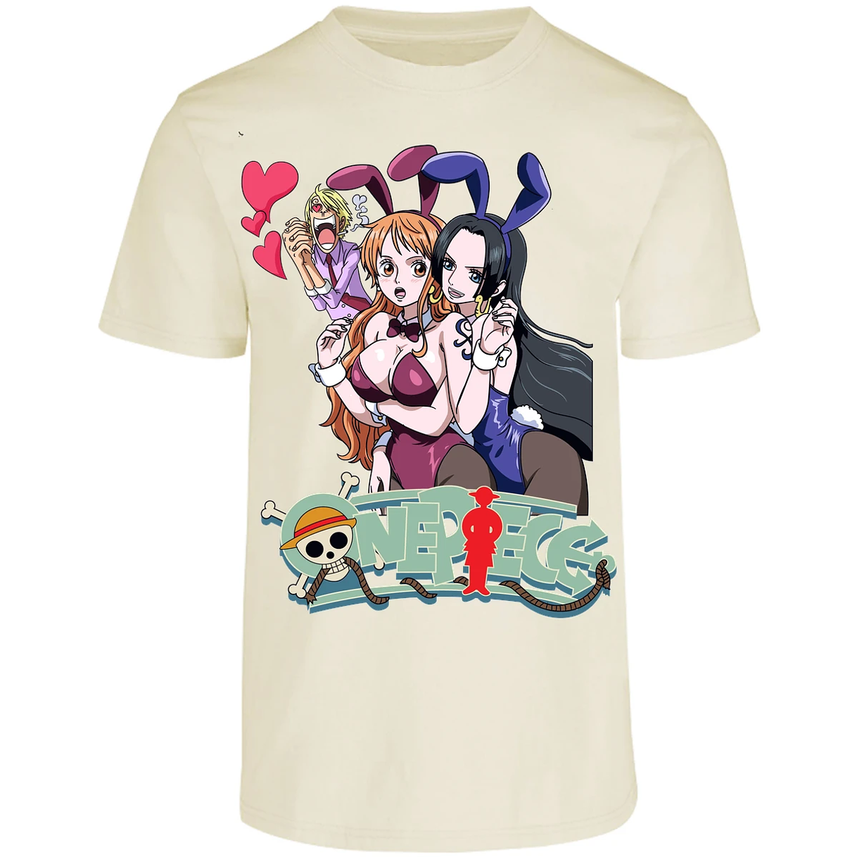 Playera One Piece Nami Y Boa para Adulto 22