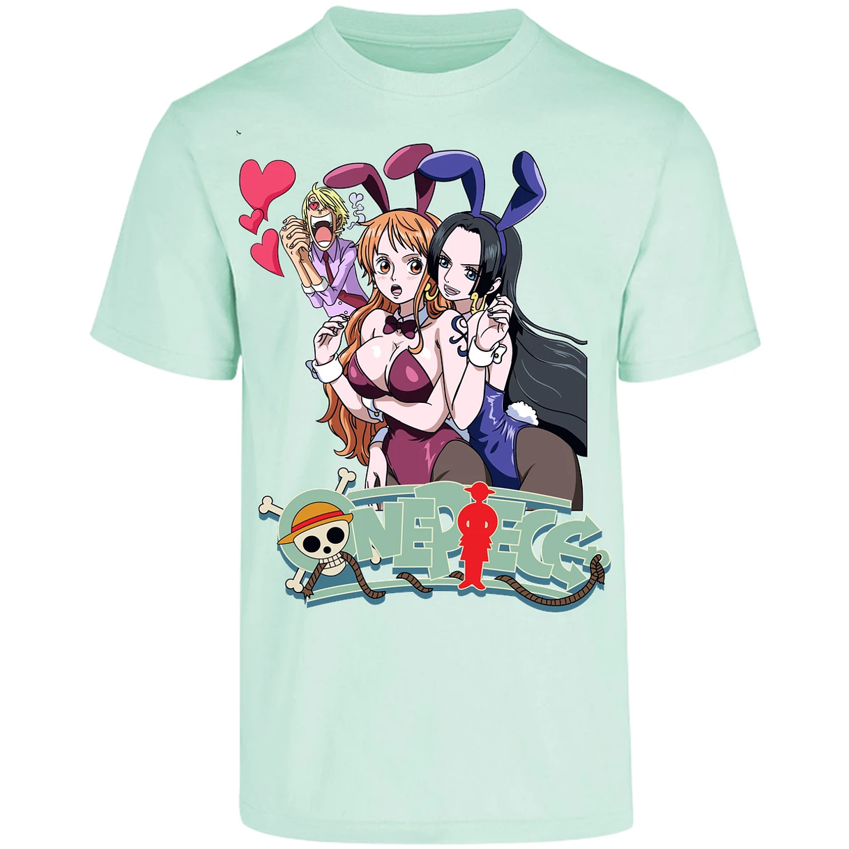 Playera One Piece Nami Y Boa para Adulto 33