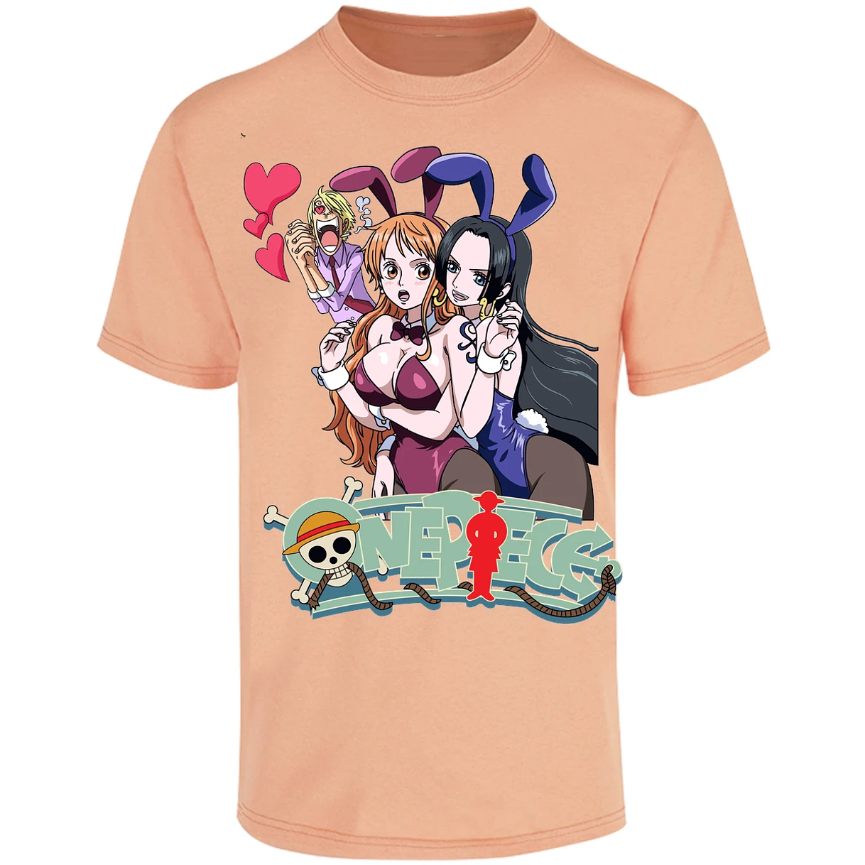 Playera One Piece Nami Y Boa para Adulto 35