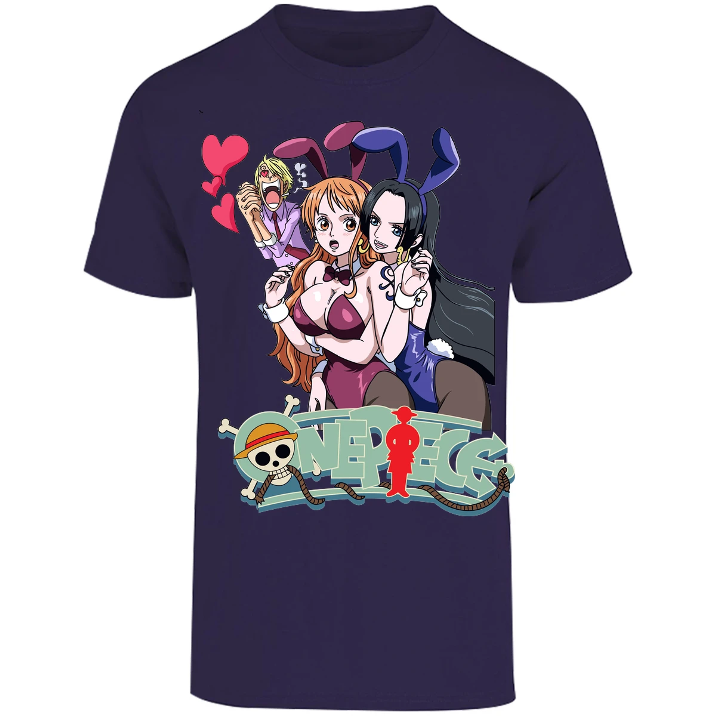 Playera One Piece Nami Y Boa para Adulto 16