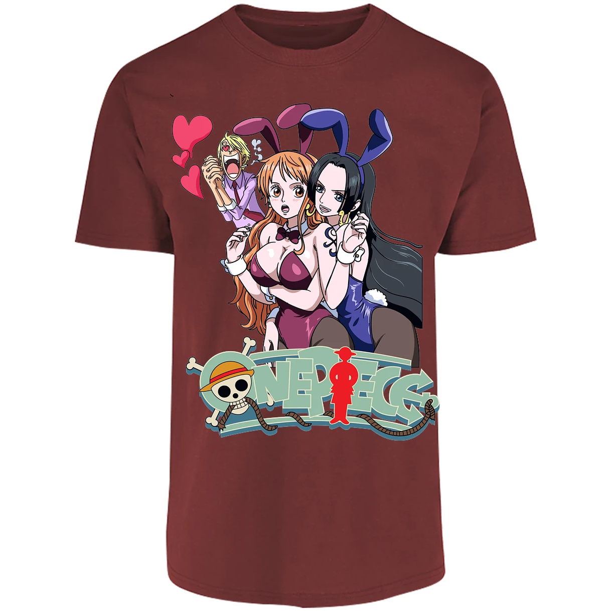 Playera One Piece Nami Y Boa para Adulto 20