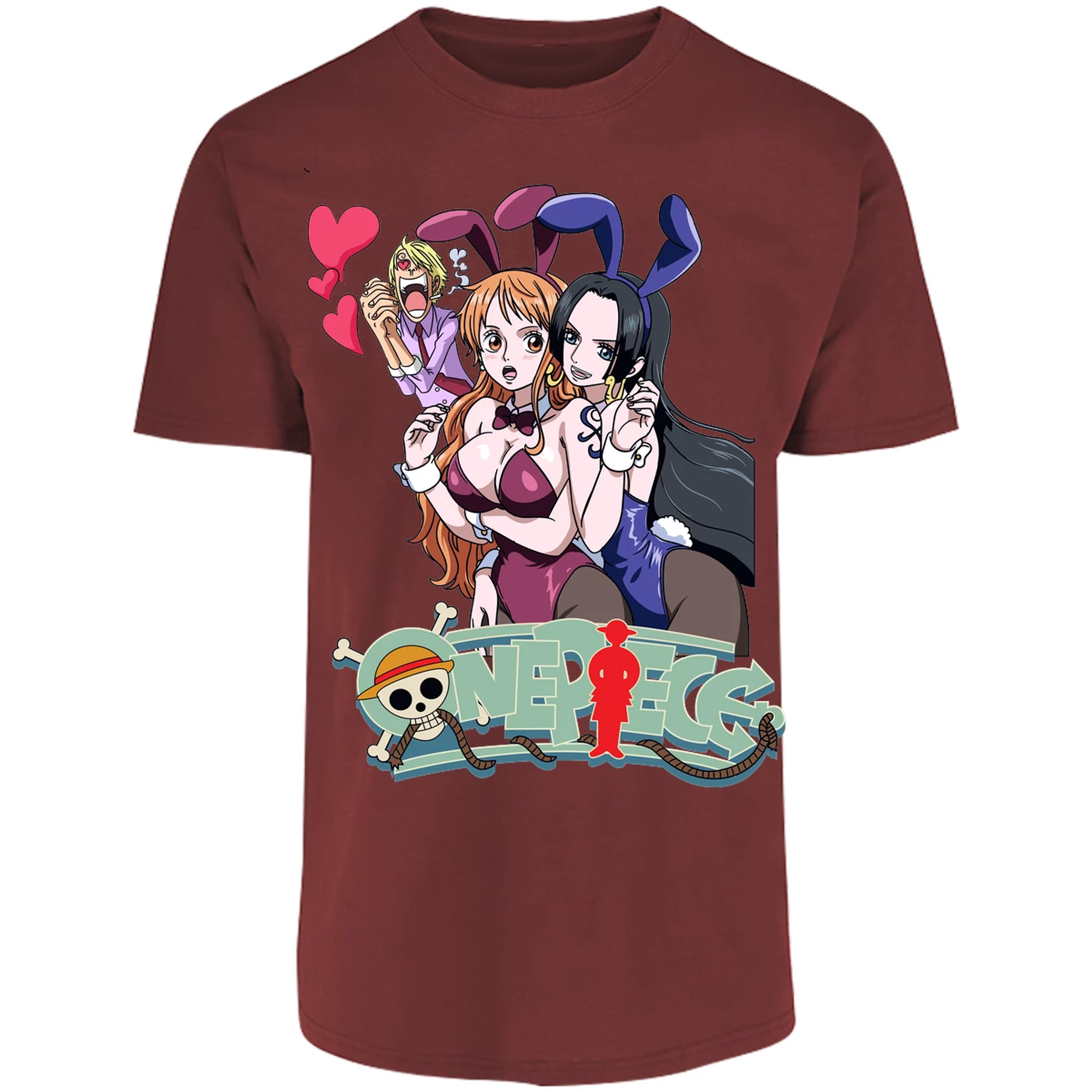 Playera One Piece Nami Y Boa para Adulto 20