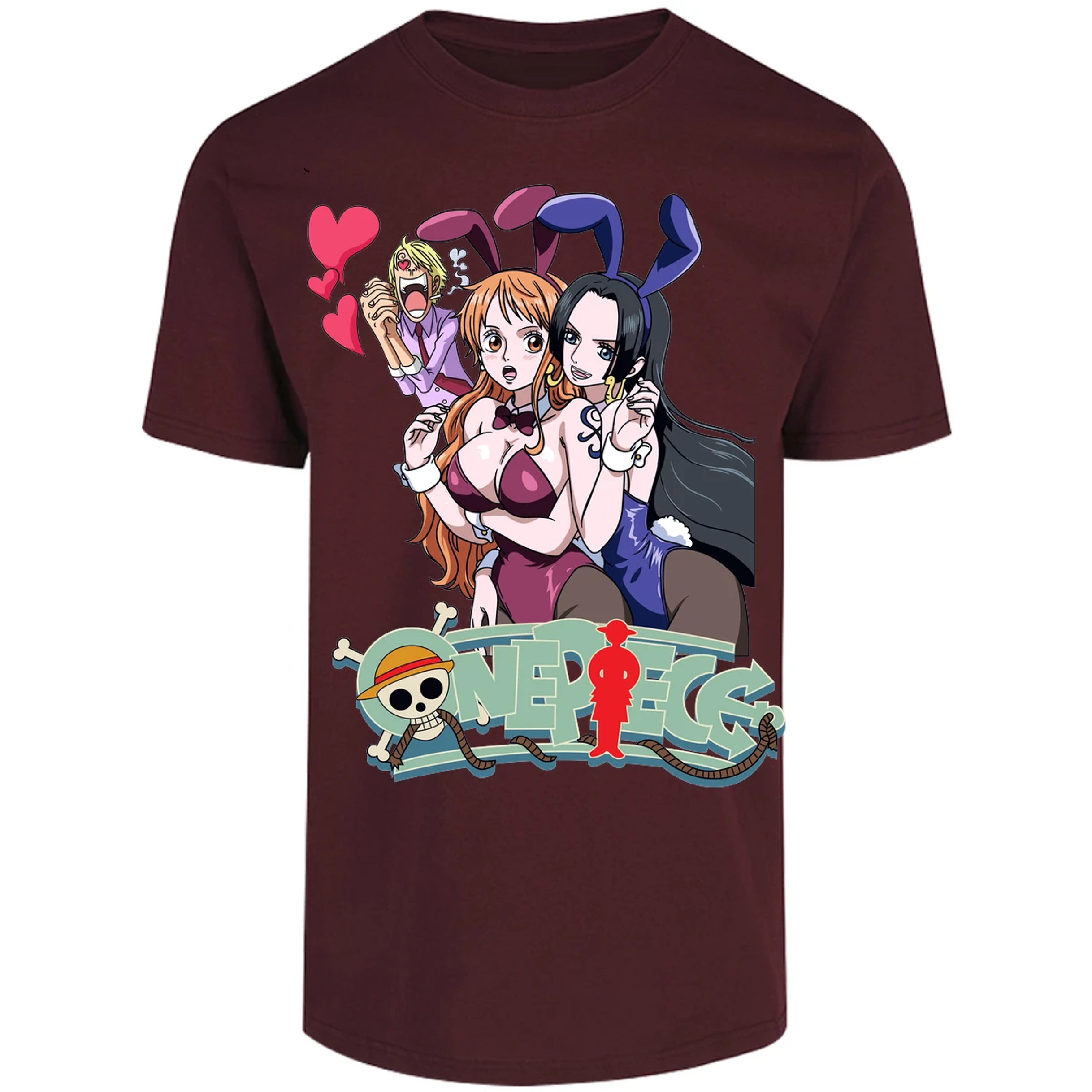 Playera One Piece Nami Y Boa para Adulto 2