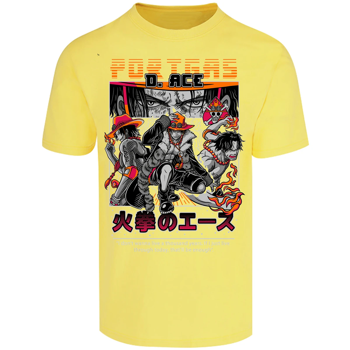 Playera One Piece Portgas para Adulto 45