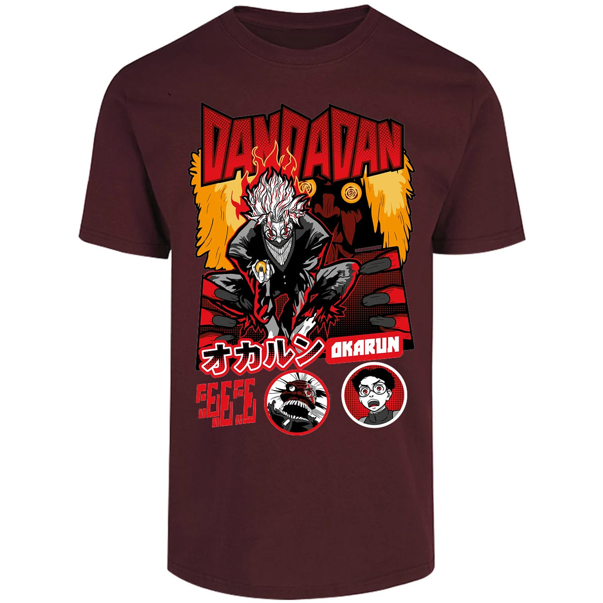 Playera One Piece Okarun X Turboabuela para Adulto 33