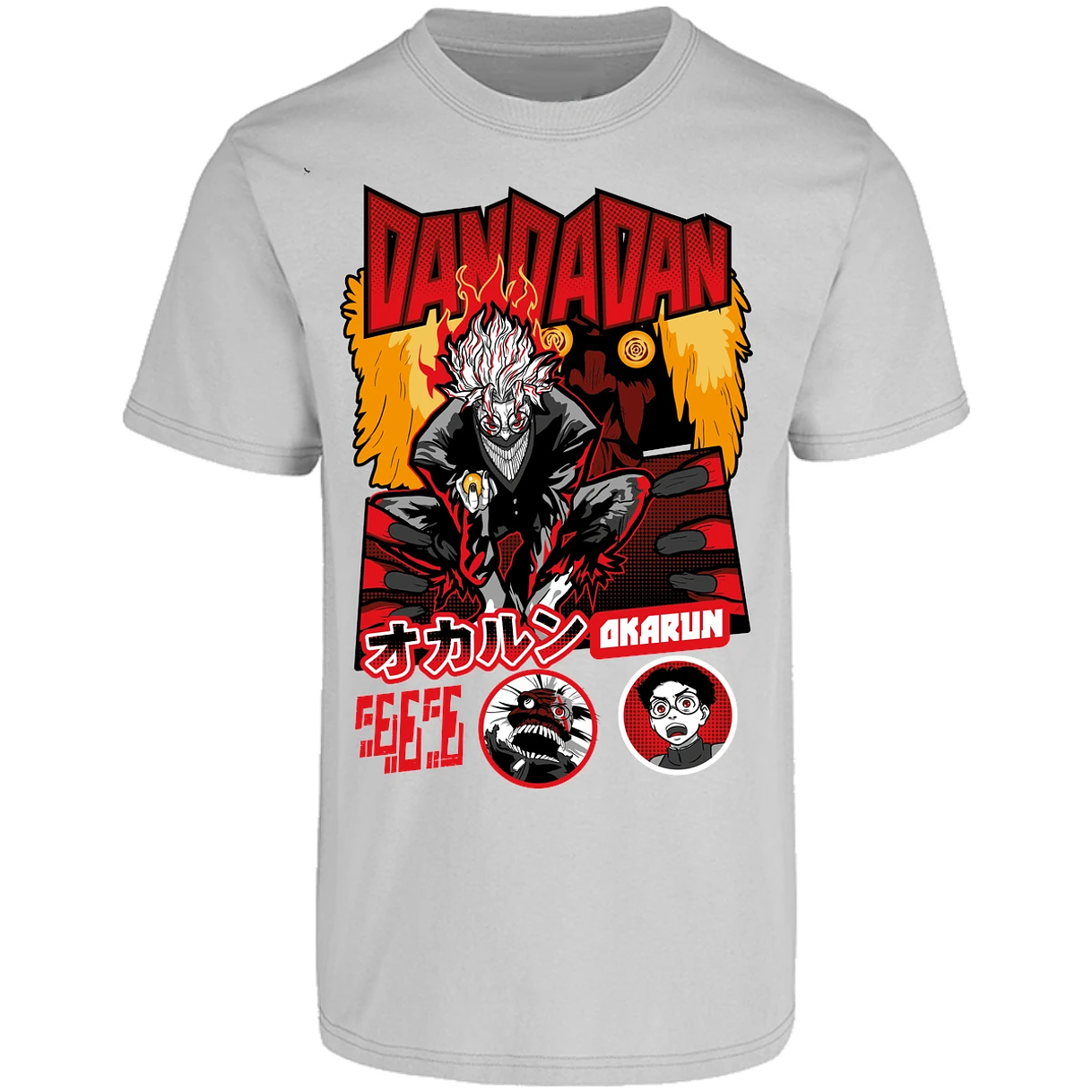 Playera One Piece Okarun X Turboabuela para Adulto 35