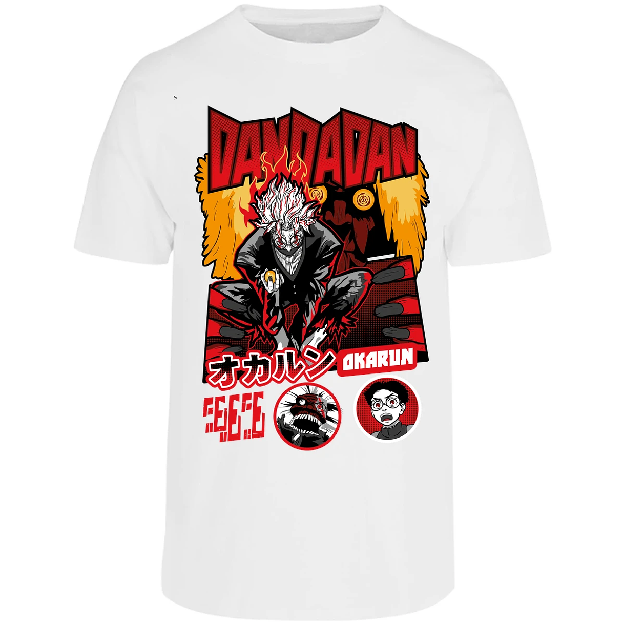 Playera One Piece Okarun X Turboabuela para Adulto 6