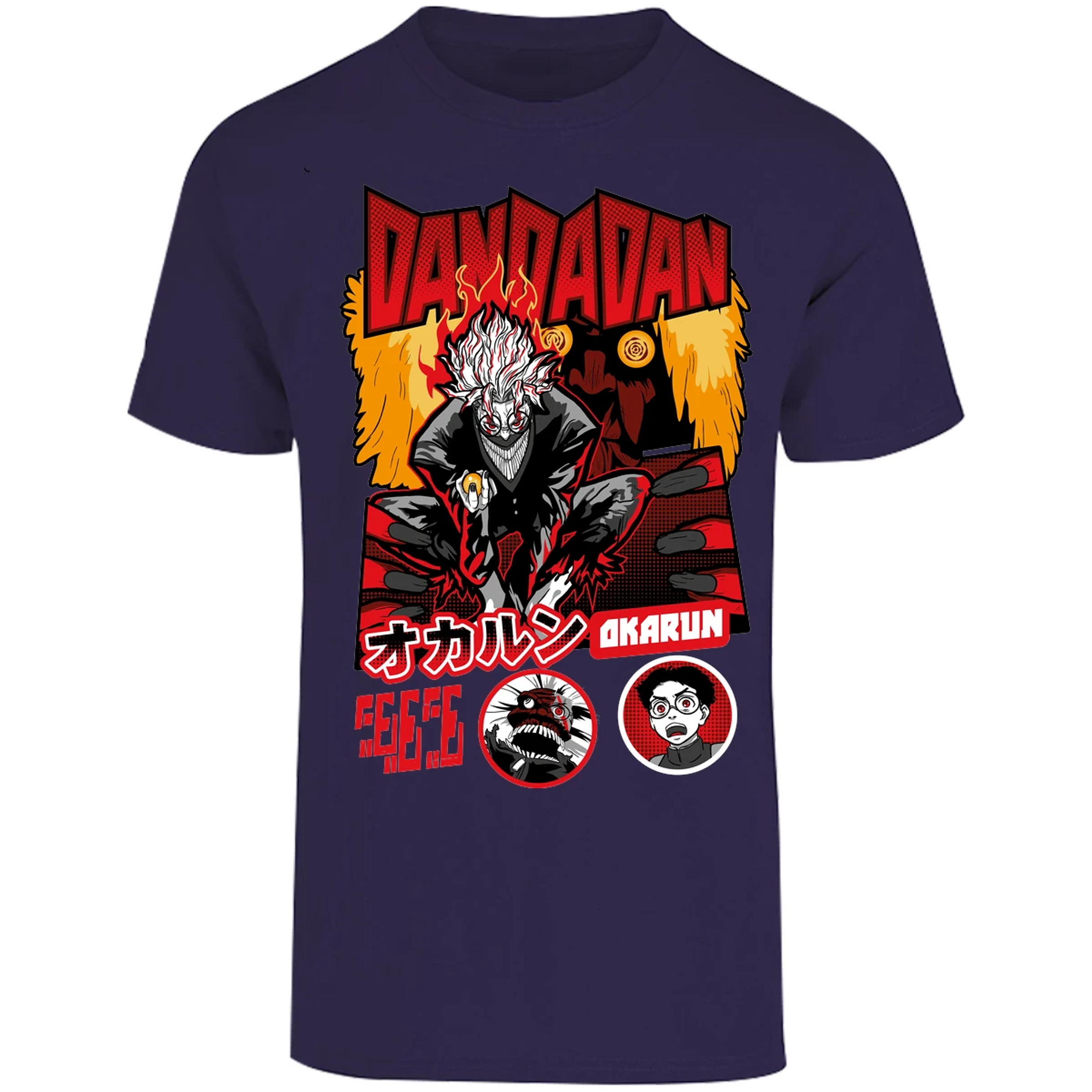 Playera One Piece Okarun X Turboabuela para Adulto 31