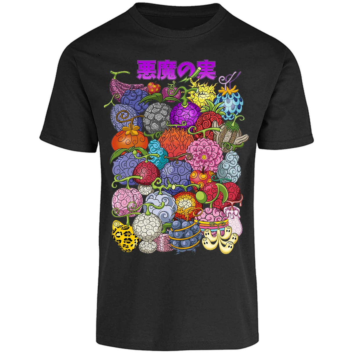 Playera One Piece Frutas Del Diablo para Adulto 24