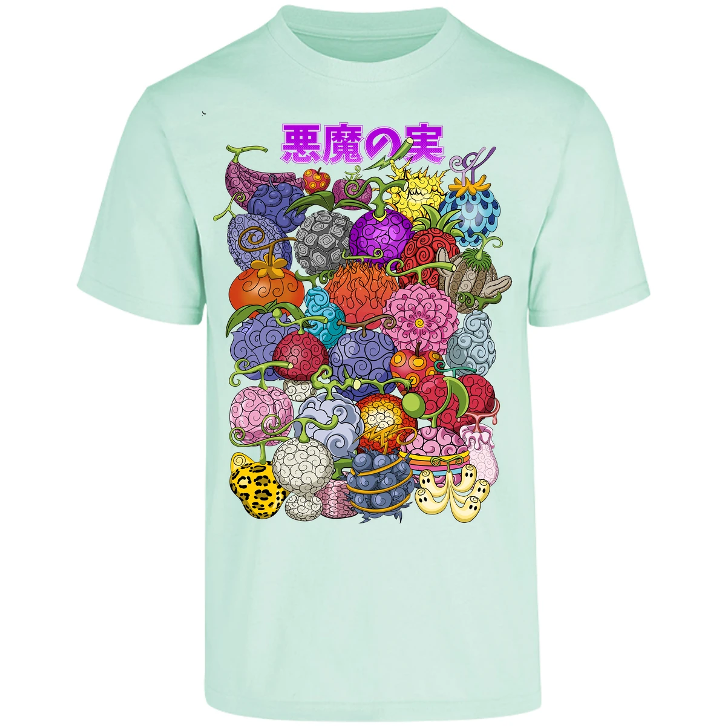 Playera One Piece Frutas Del Diablo para Adulto 4