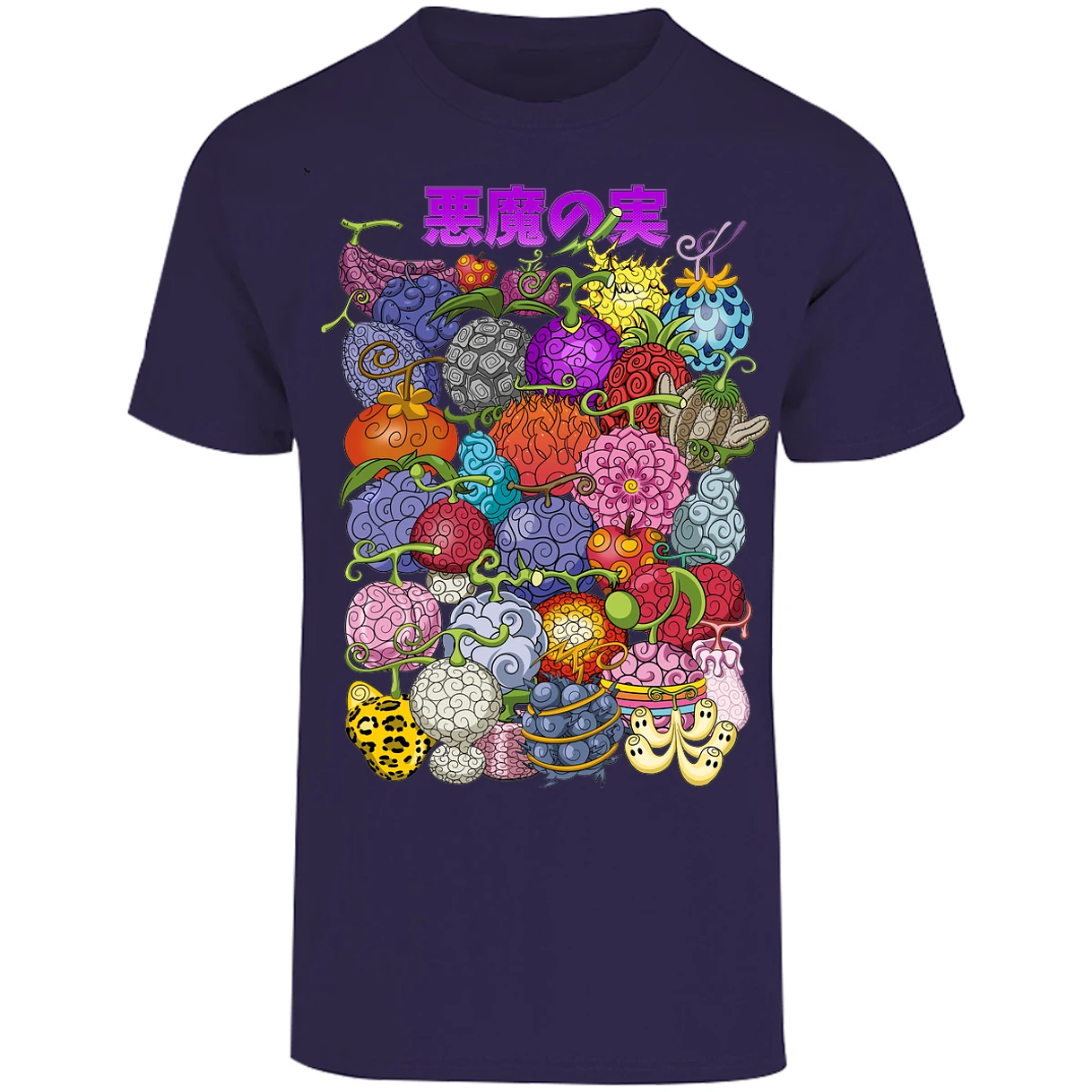 Playera One Piece Frutas Del Diablo para Adulto 28