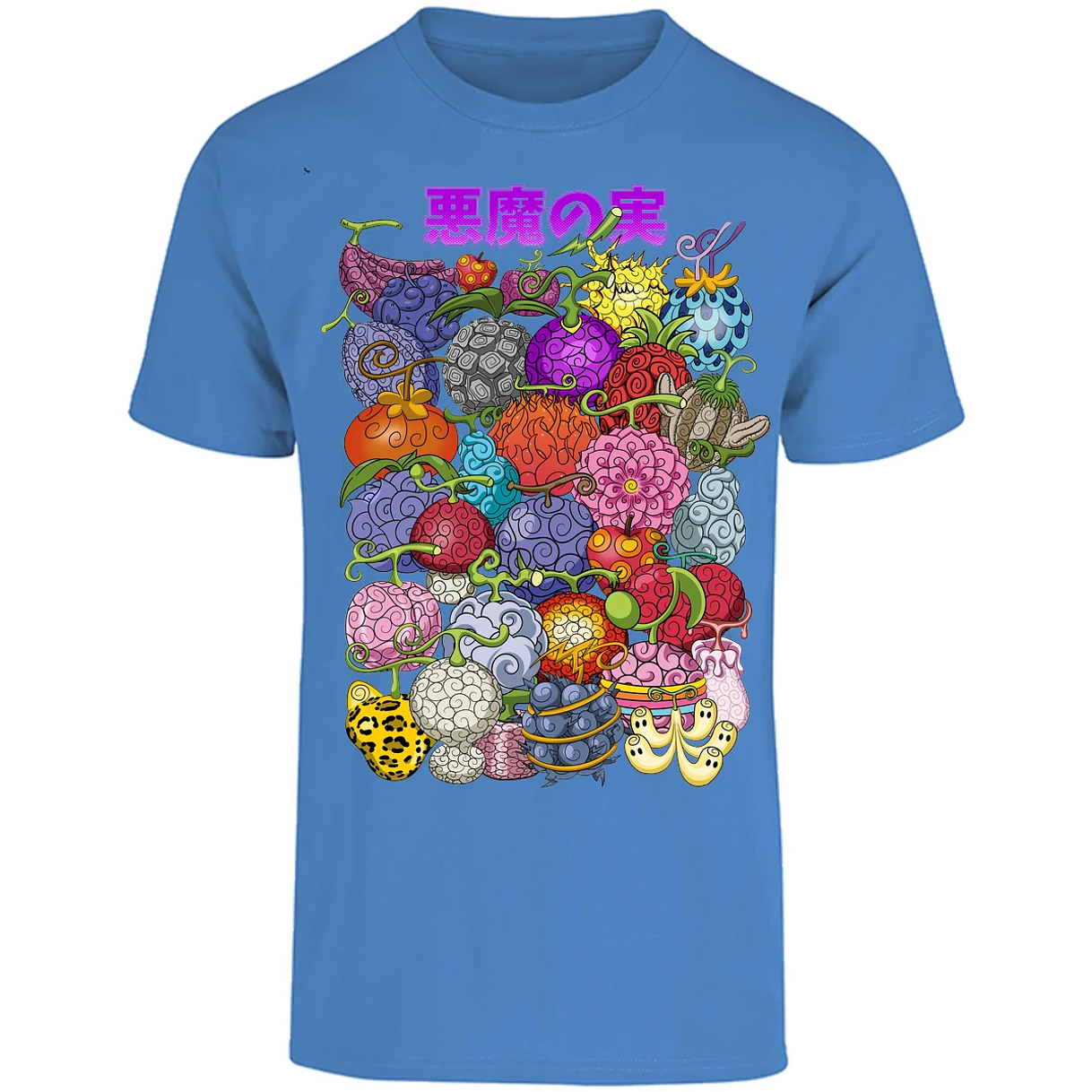 Playera One Piece Frutas Del Diablo para Adulto 43