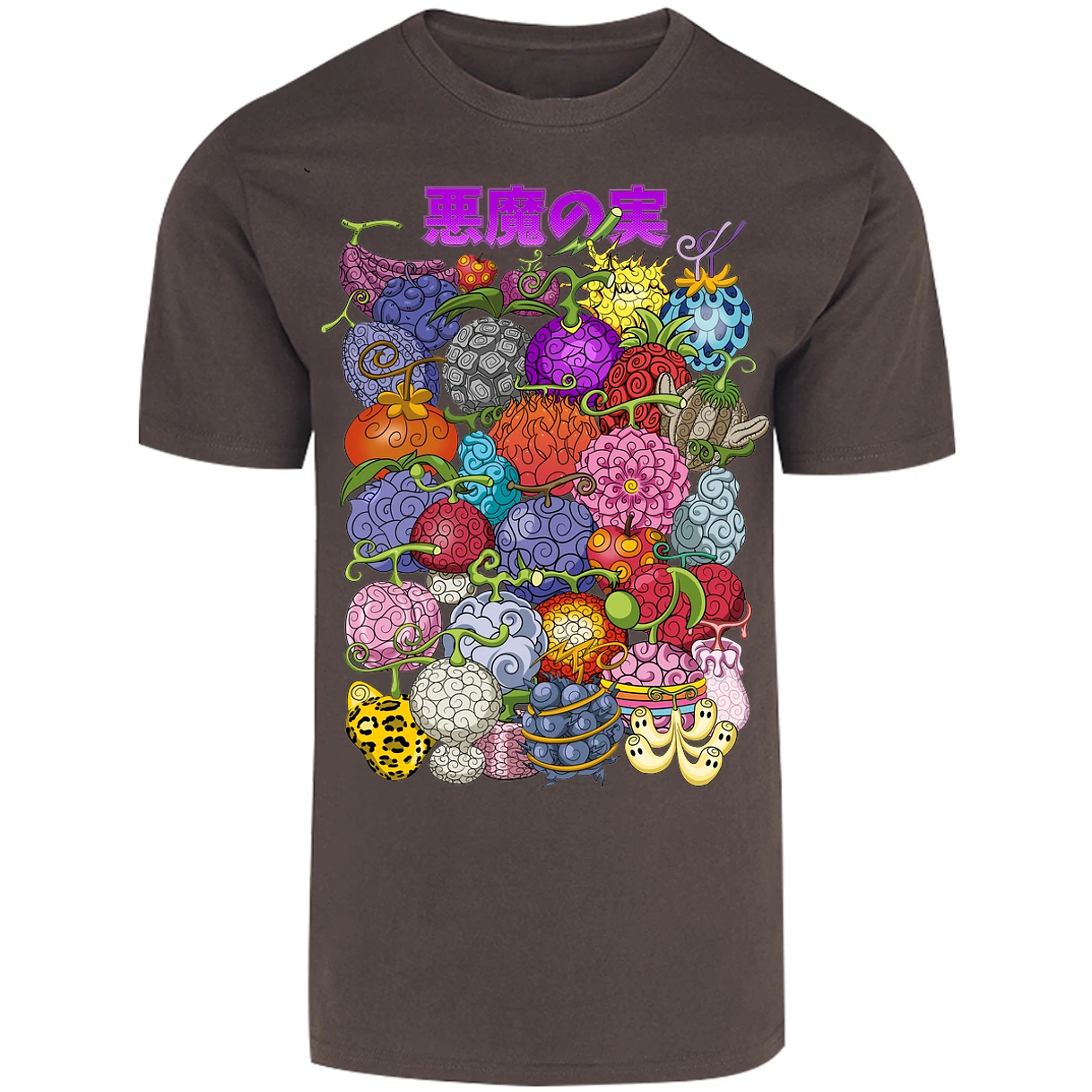 Playera One Piece Frutas Del Diablo para Adulto 20