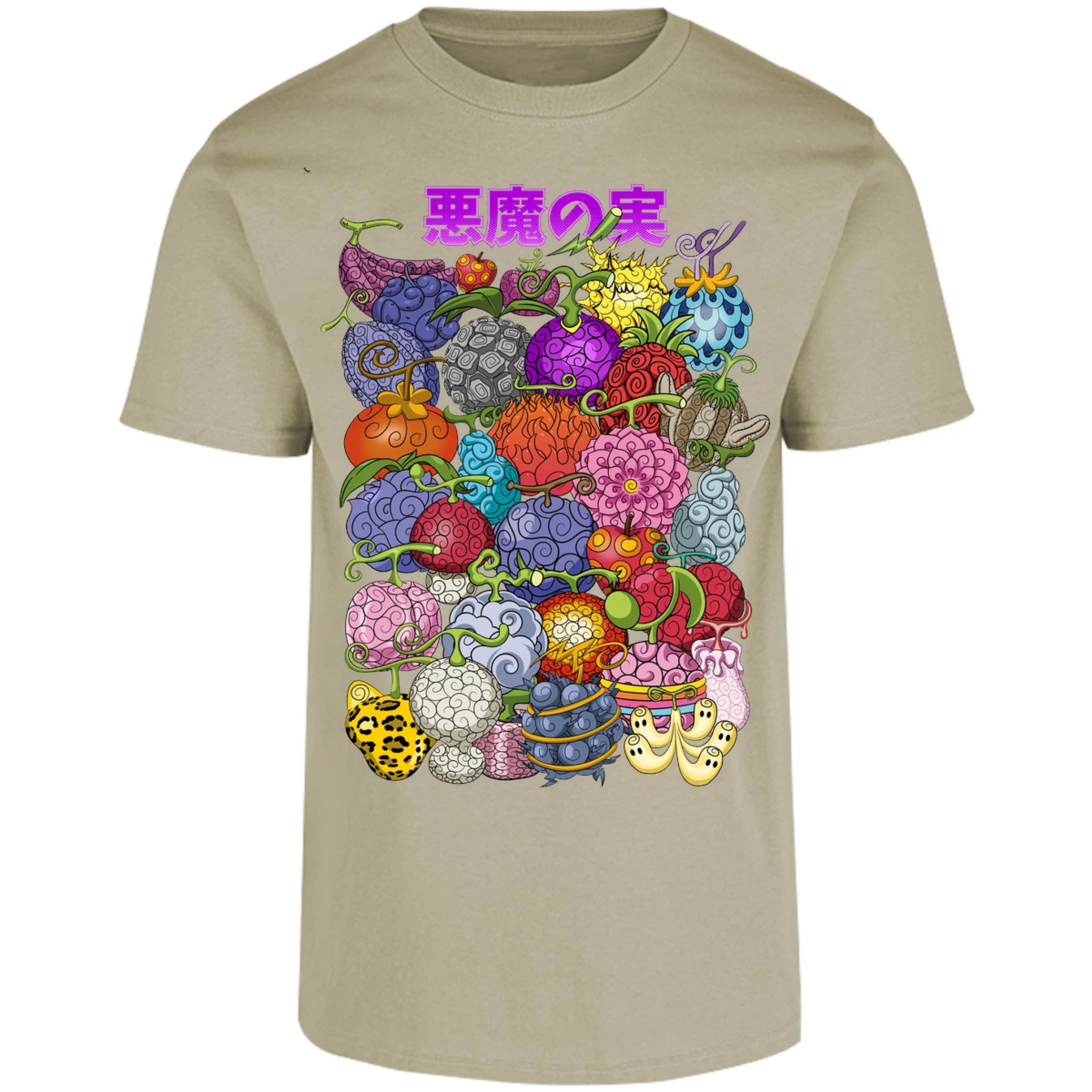 Playera One Piece Frutas Del Diablo para Adulto 26