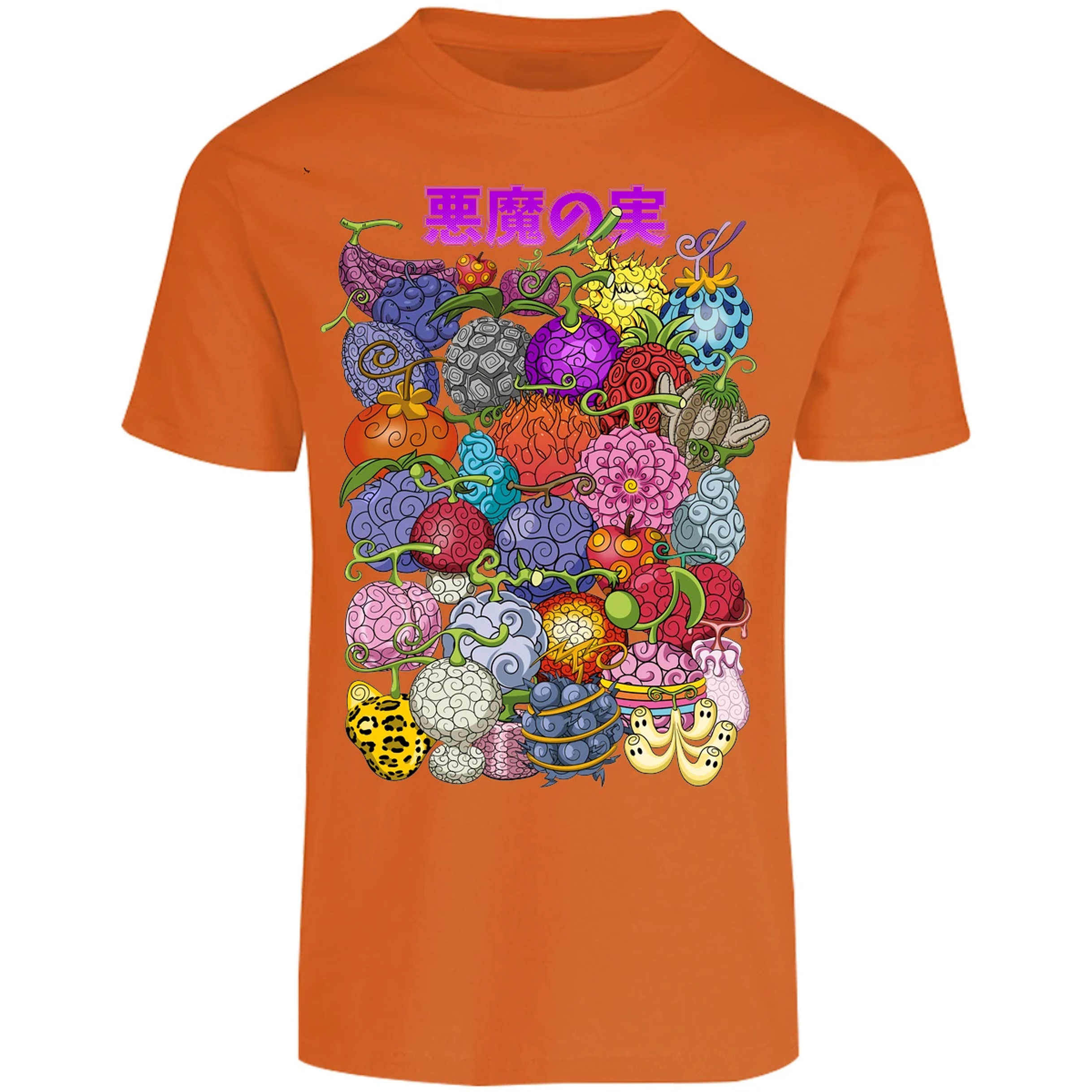 Playera One Piece Frutas Del Diablo para Adulto 36