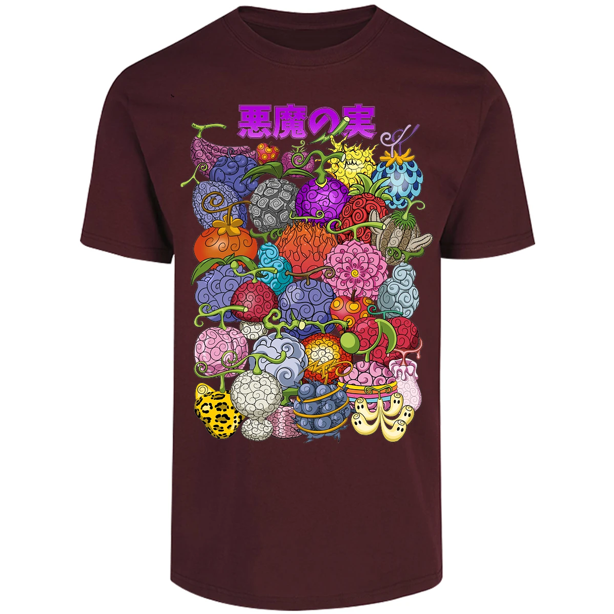 Playera One Piece Frutas Del Diablo para Adulto 32