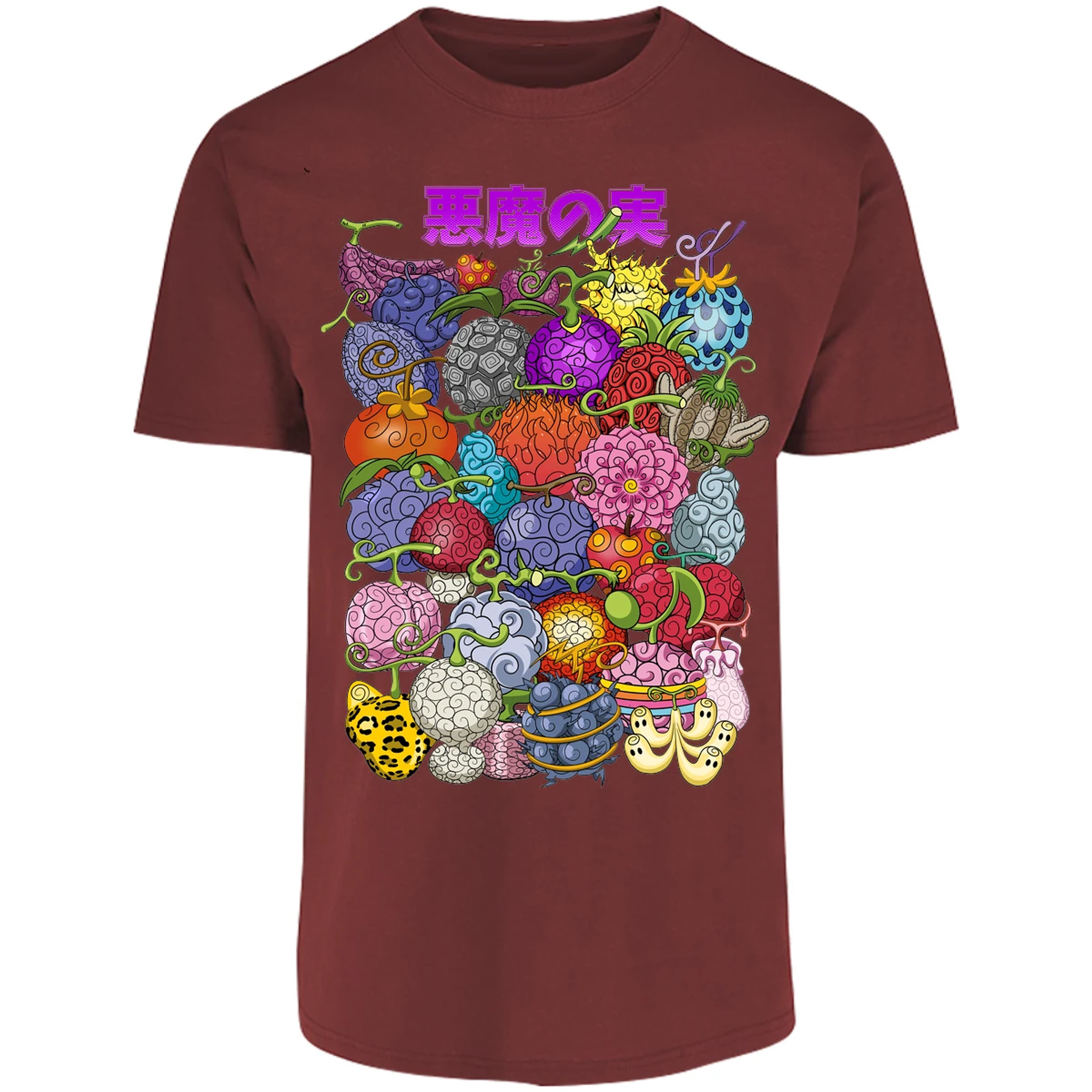 Playera One Piece Frutas Del Diablo para Adulto 3