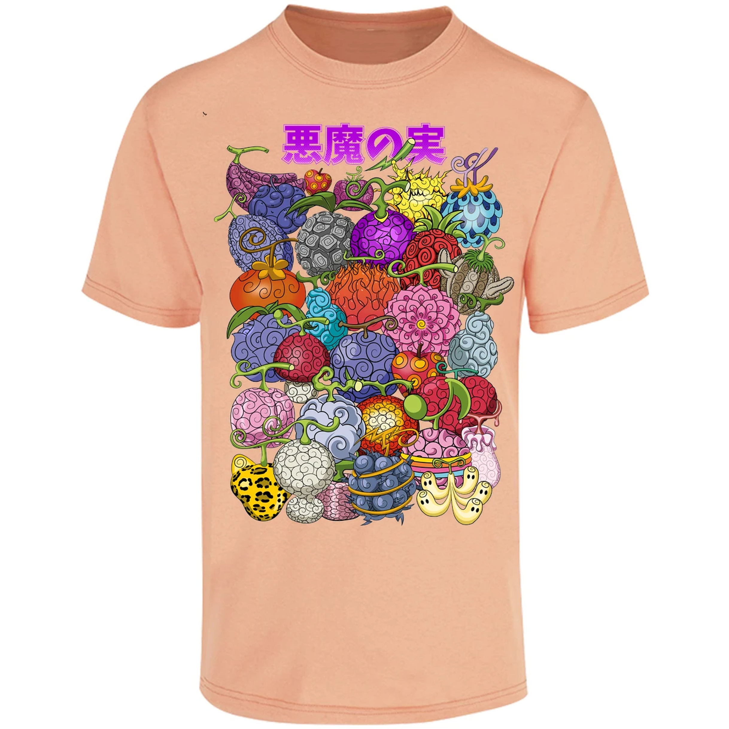 Playera One Piece Frutas Del Diablo para Adulto 23