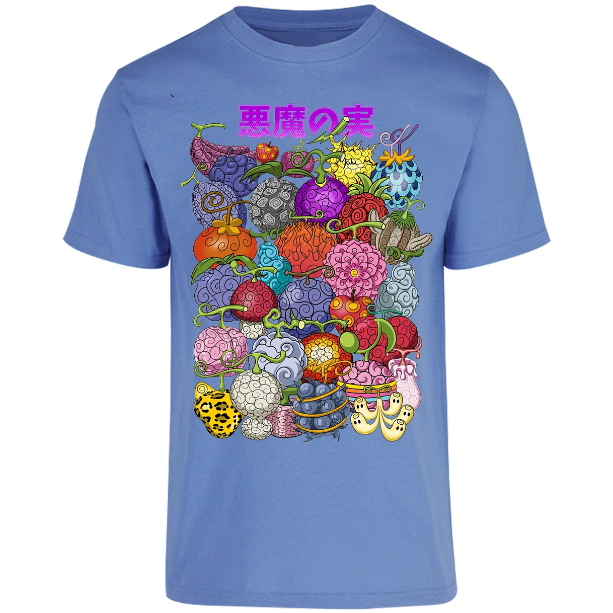 Playera One Piece Frutas Del Diablo para Adulto 16
