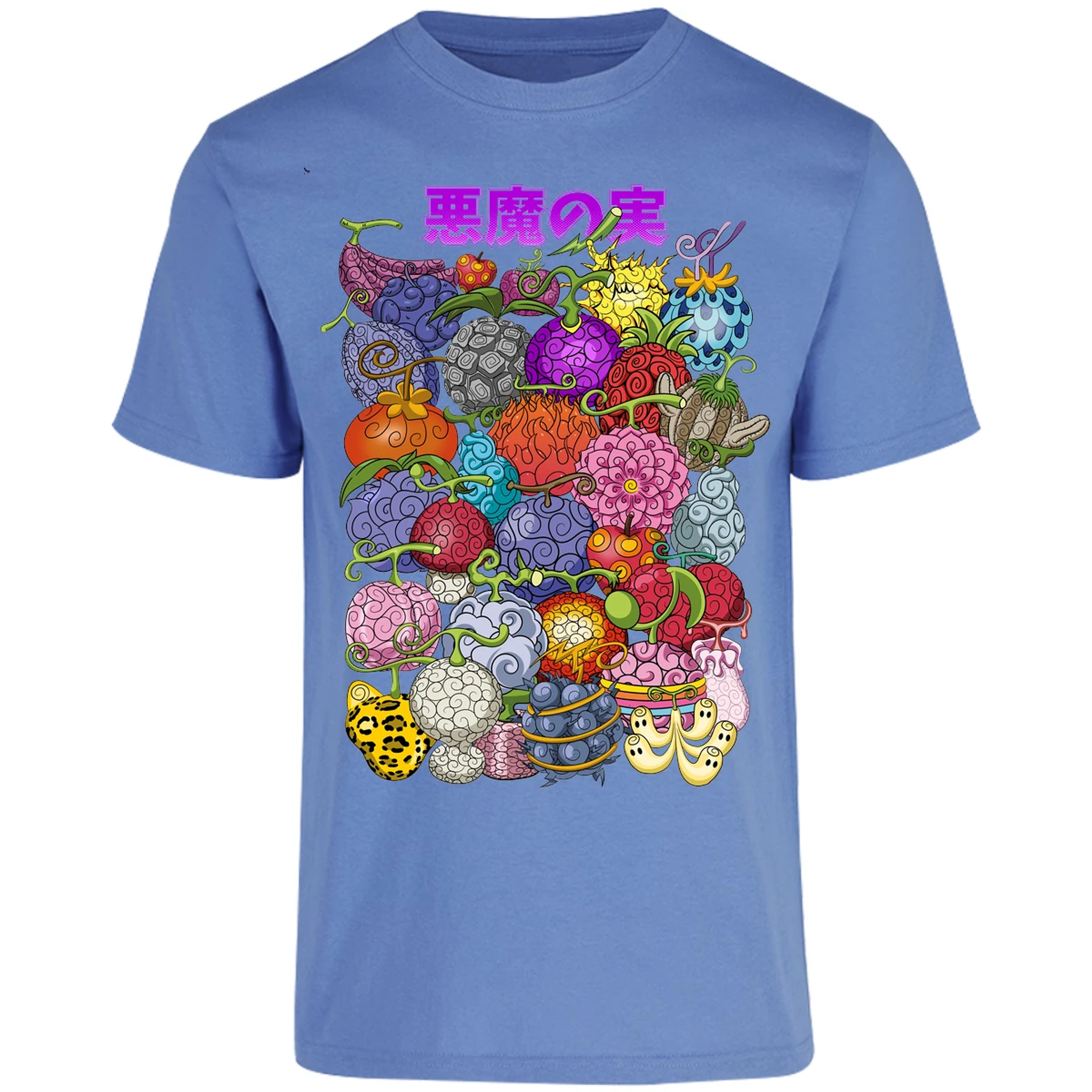 Playera One Piece Frutas Del Diablo para Adulto 16